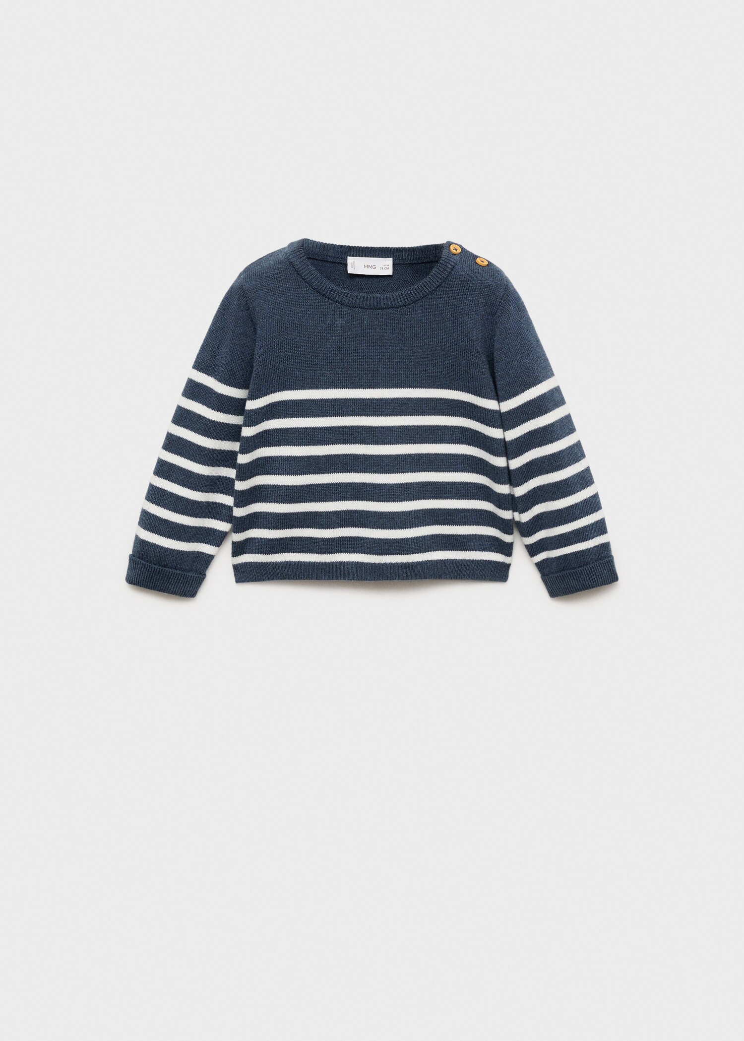 Pull-over en maille à rayures - Article sans modèle