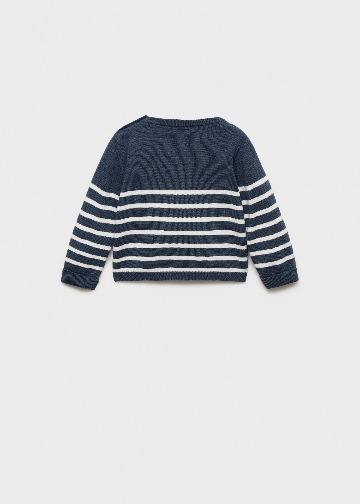 Pull-over en maille à rayures - Verso de l’article