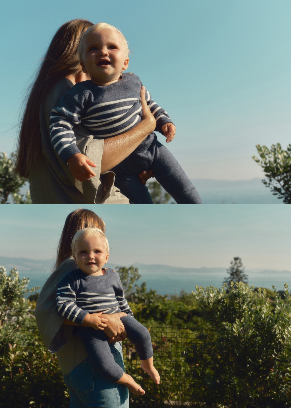 Ribbed knitted leggings