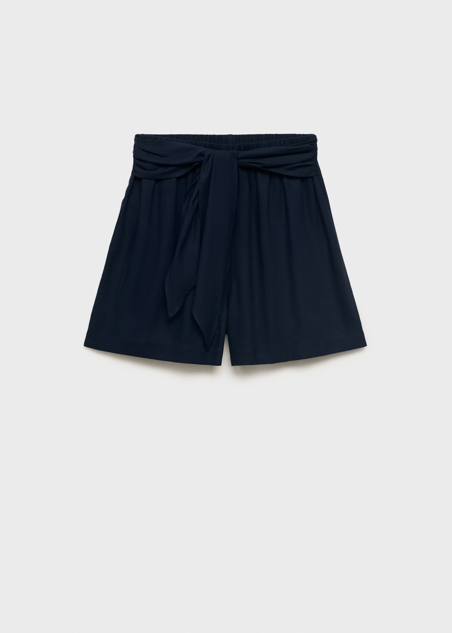 Linen shorts with bow - Article without model