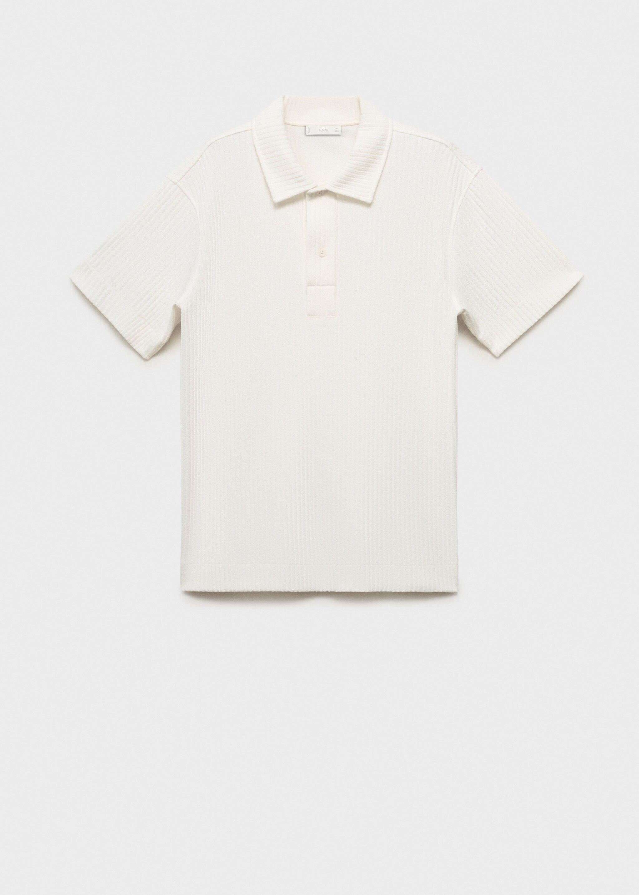 Polo de malha com textura - Artigo sem modelo