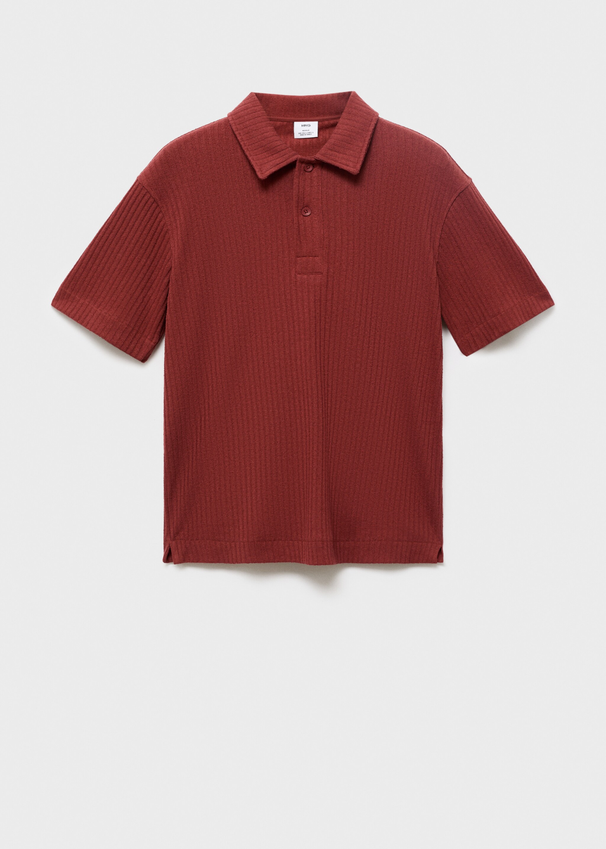 Polo de malha com textura - Artigo sem modelo