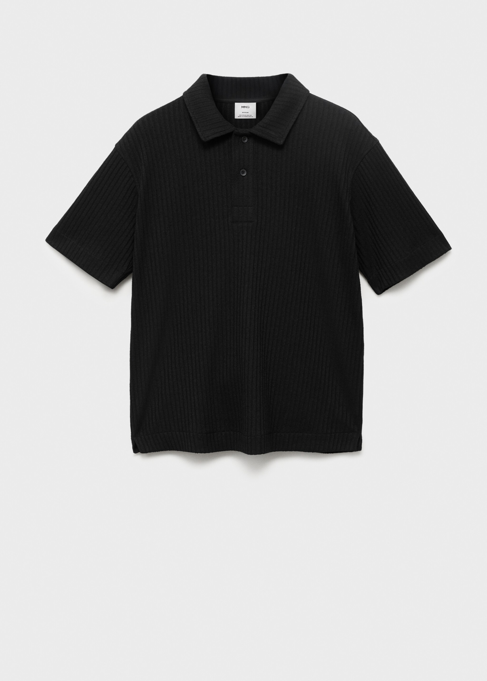 Polo de malha com textura - Artigo sem modelo