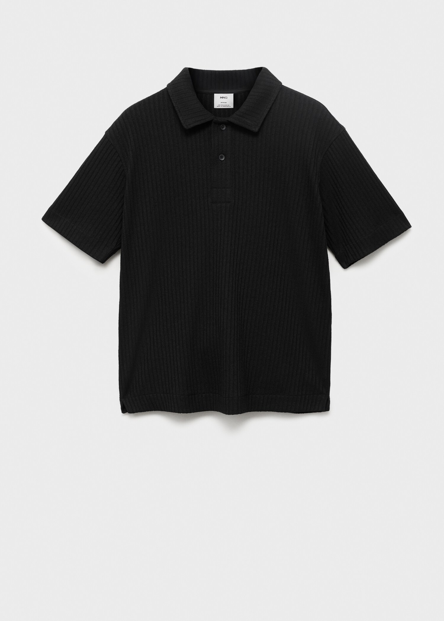 Polo de malha com textura - Artigo sem modelo