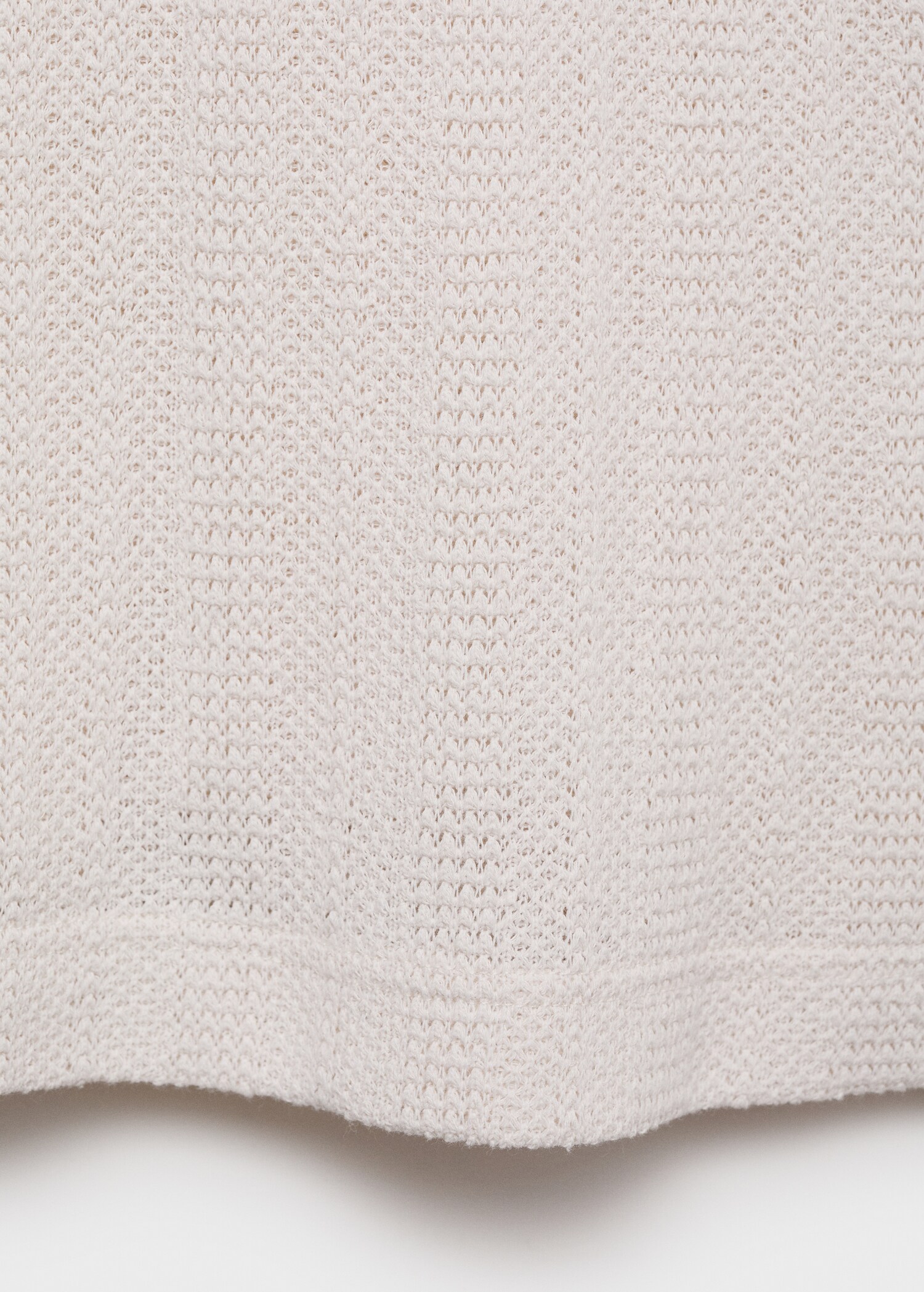 Polo maille ajourée coton - Détail de l'article 0