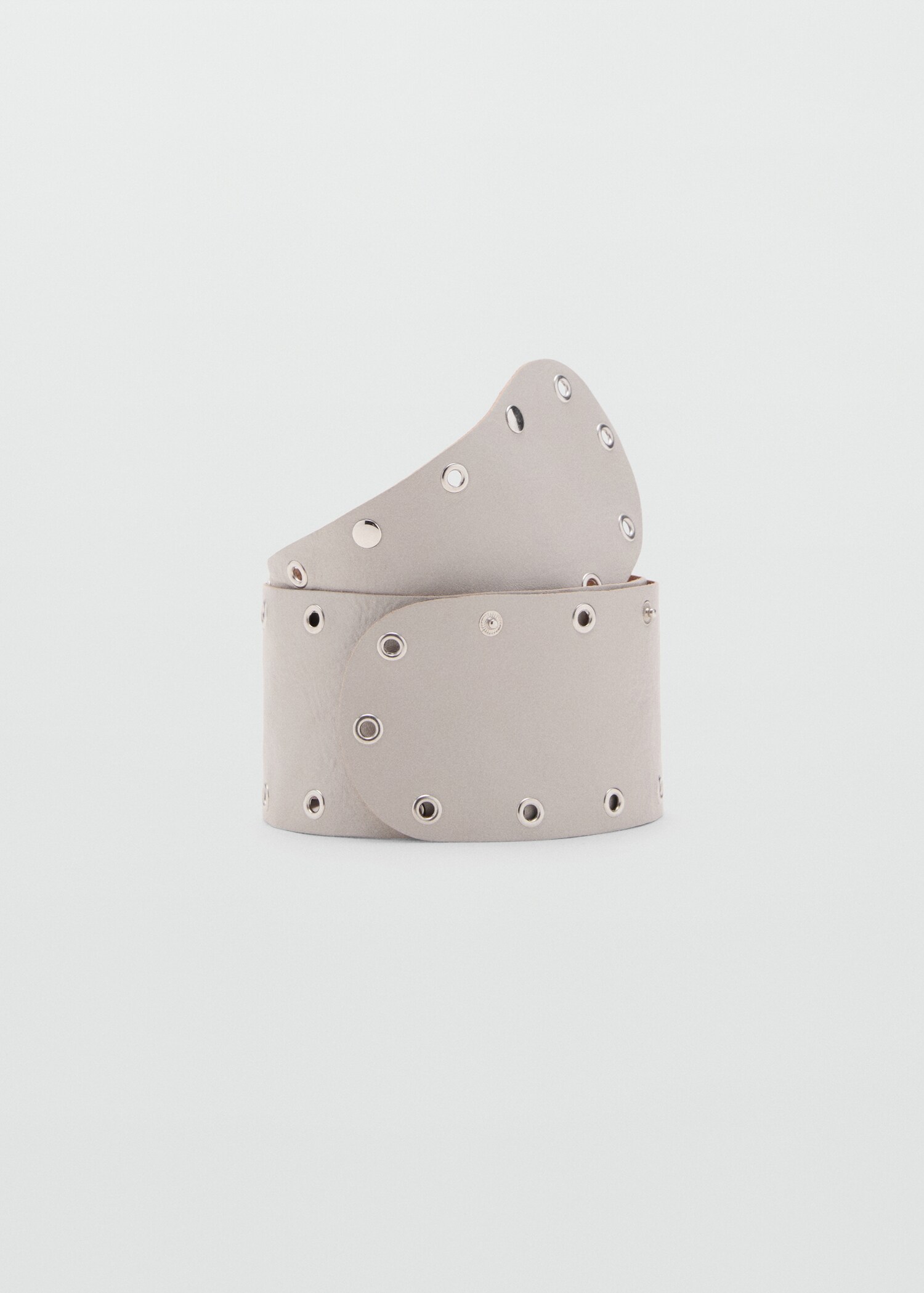Cinturó de pell amb eyelets - Article sense model