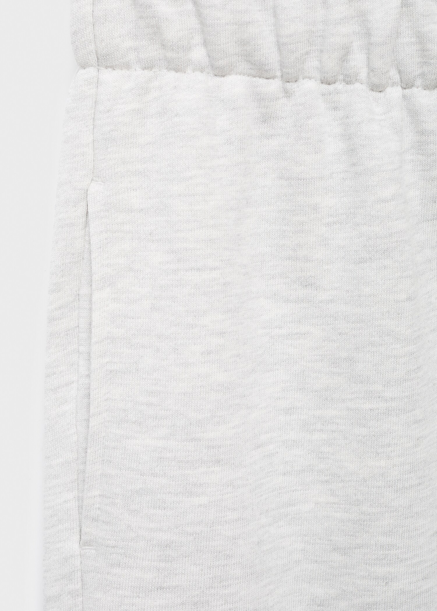 Cotton joggers with elastic waist - Details of the article 0