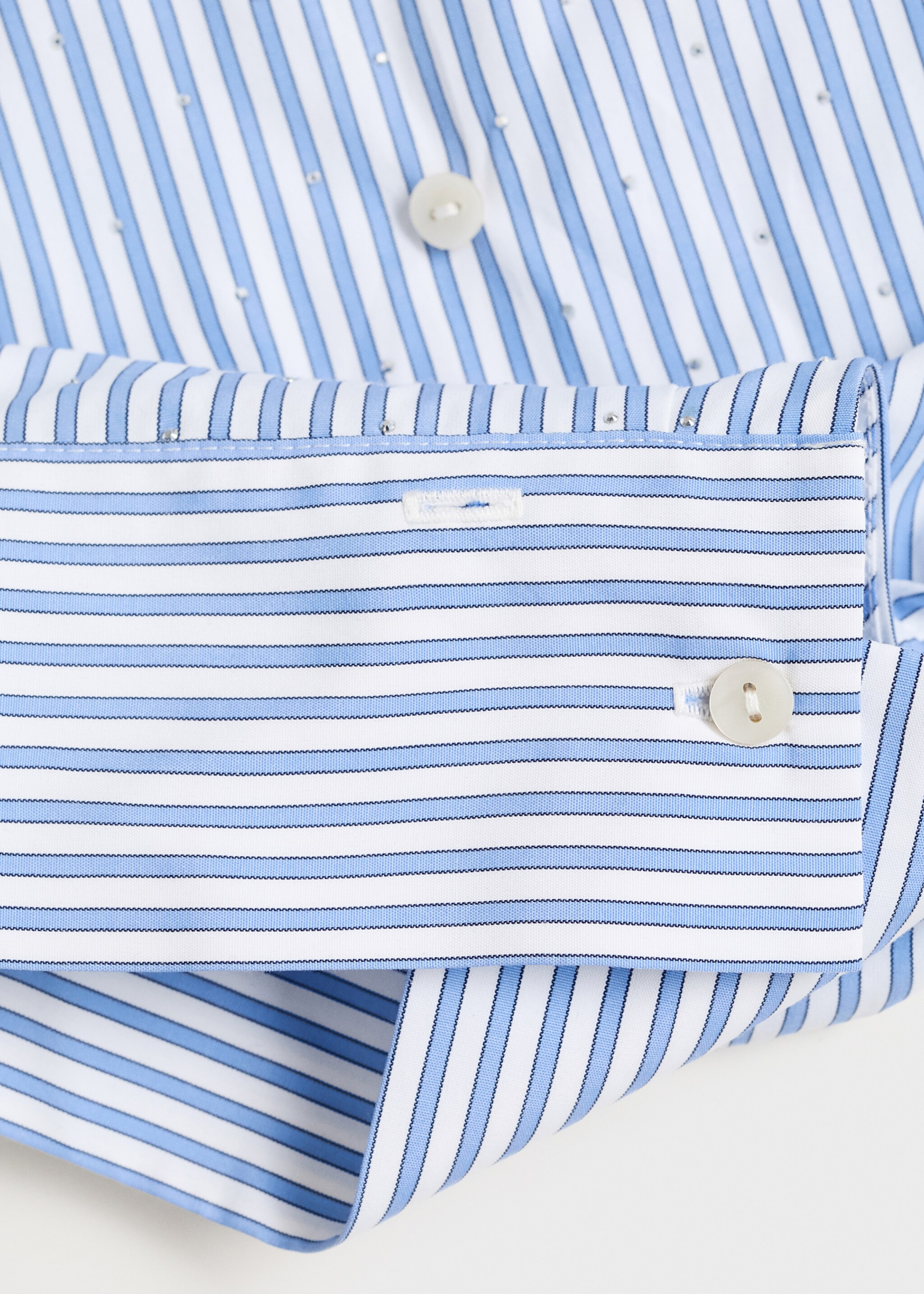 Chemise crop strass - Détail de l'article 0