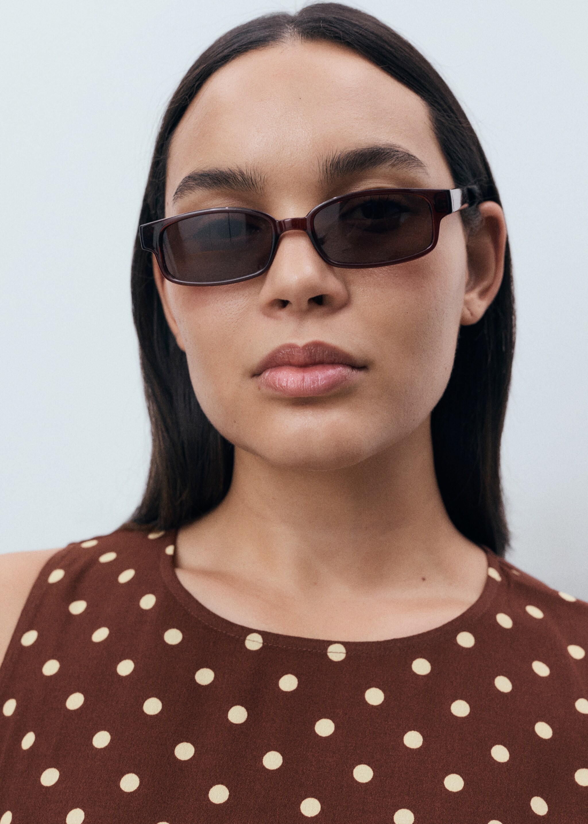 Polka dot midi dress - Details of the article 4