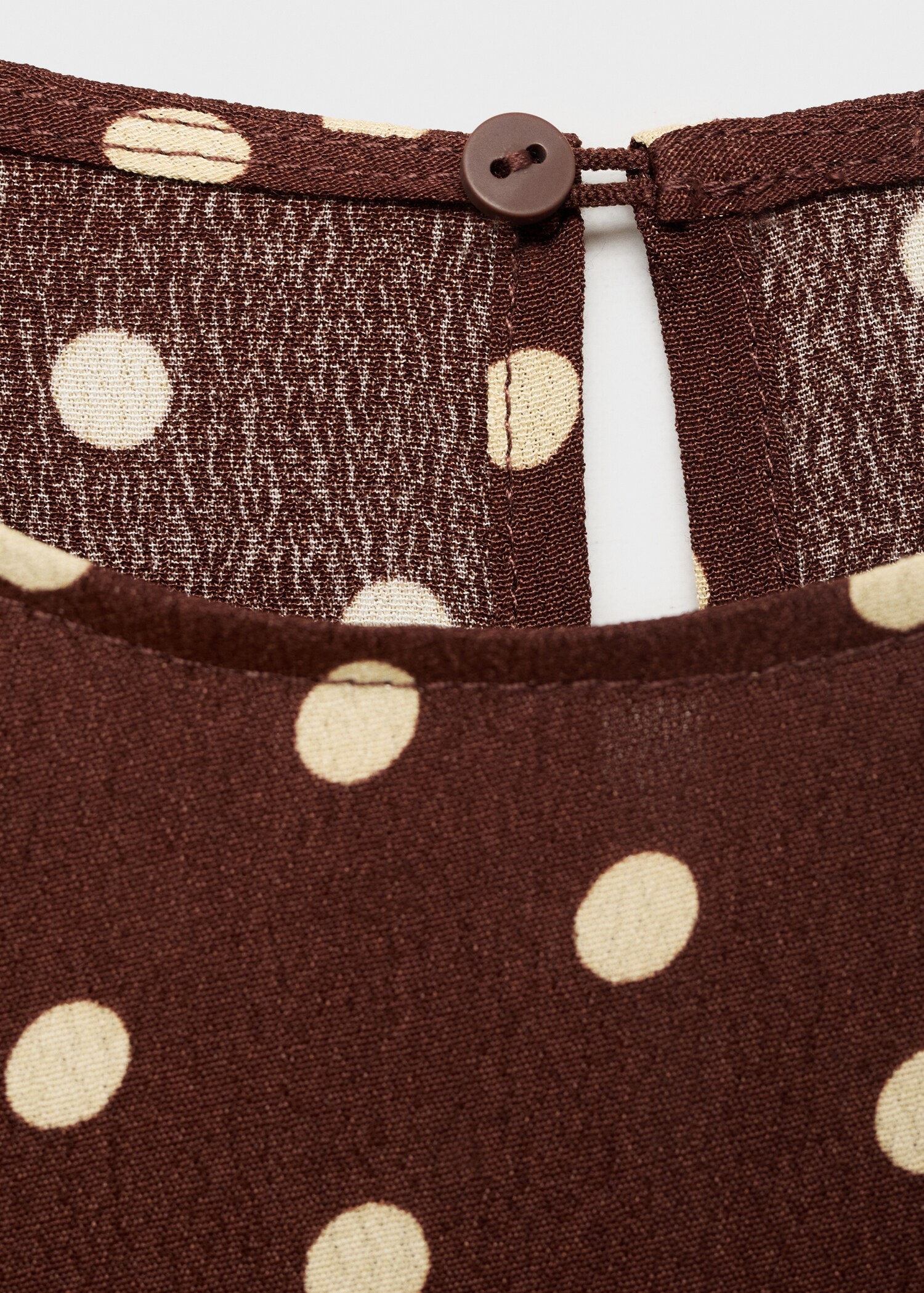 Polka dot midi dress - Details of the article 8