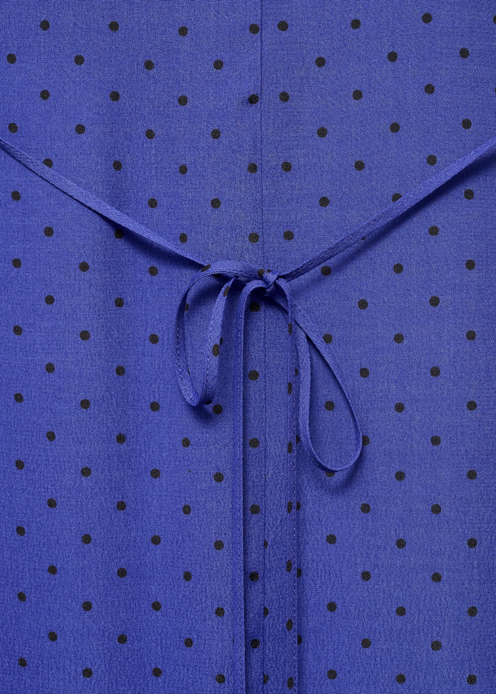 Polka-dot dress with bow