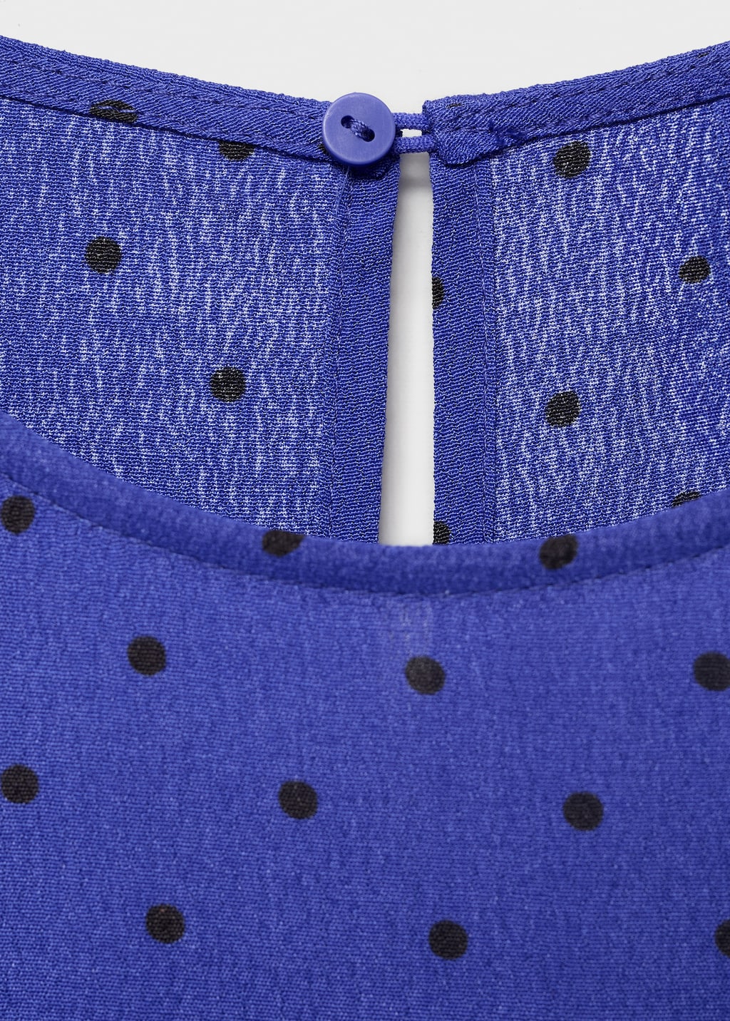 Polka-dot dress with bow