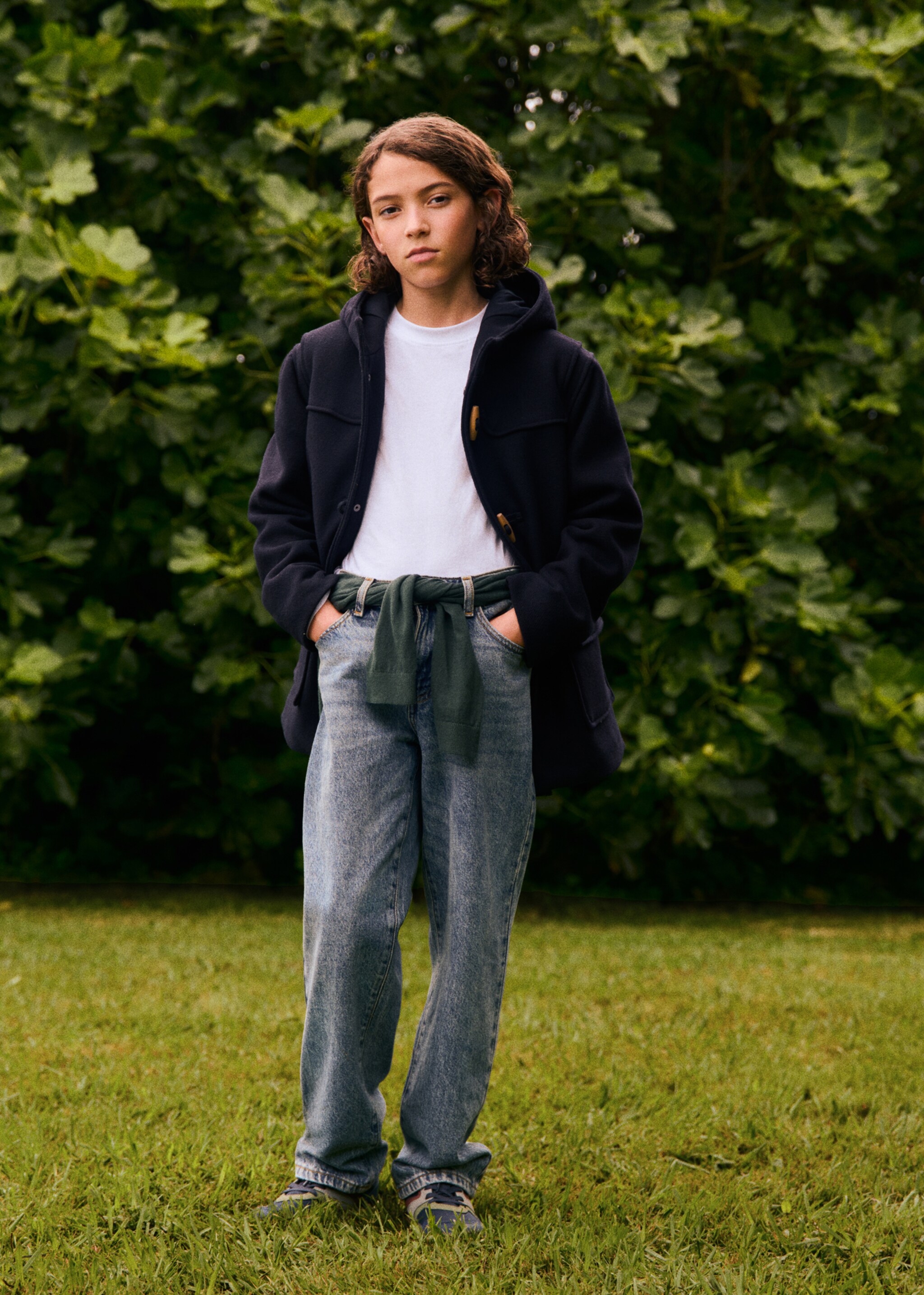 Regular straight jeans - Details of the article 7, Medium Vintage Blue. Ref: 17093274-00.