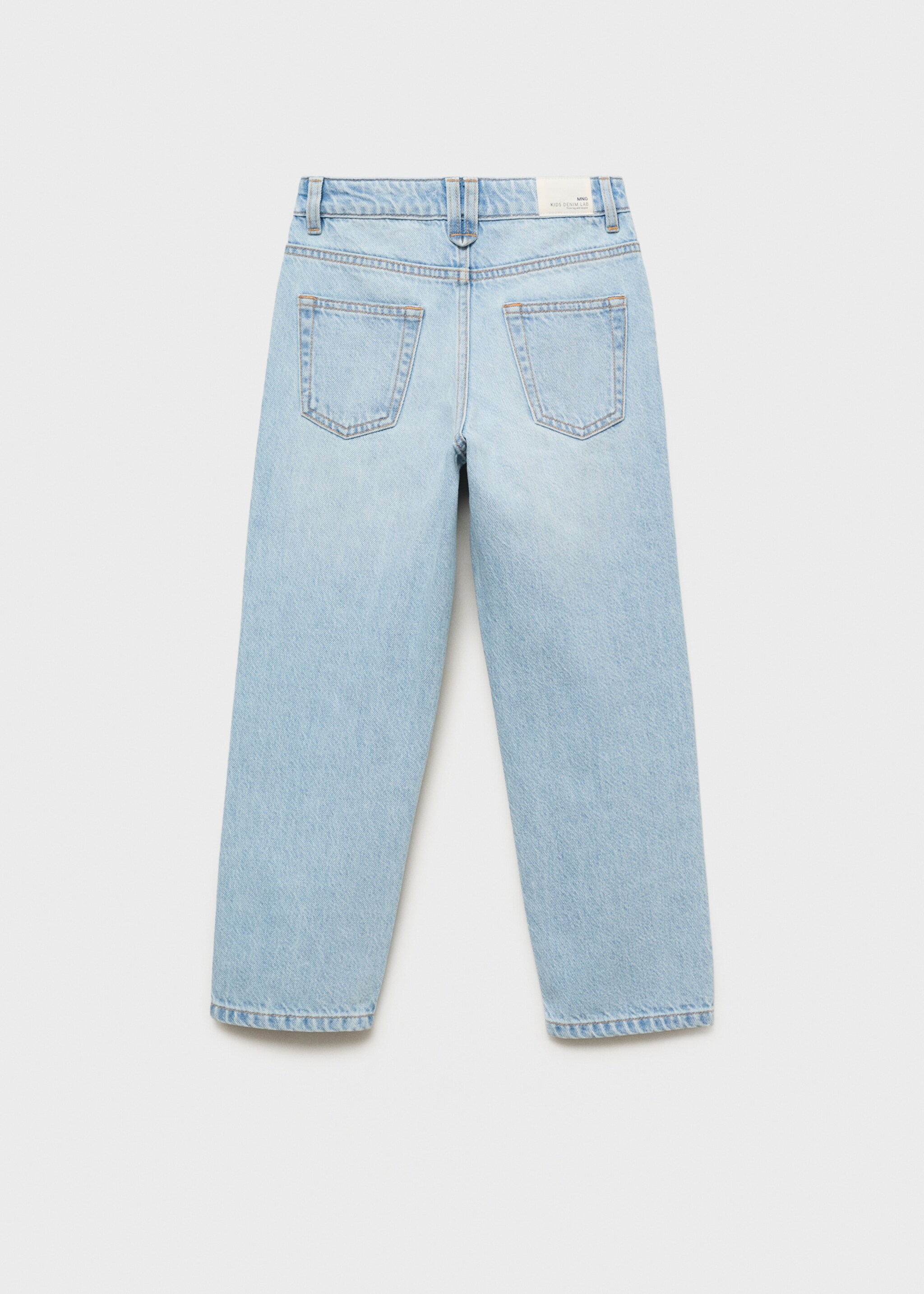 Regular straight jeans - Reverse of the article