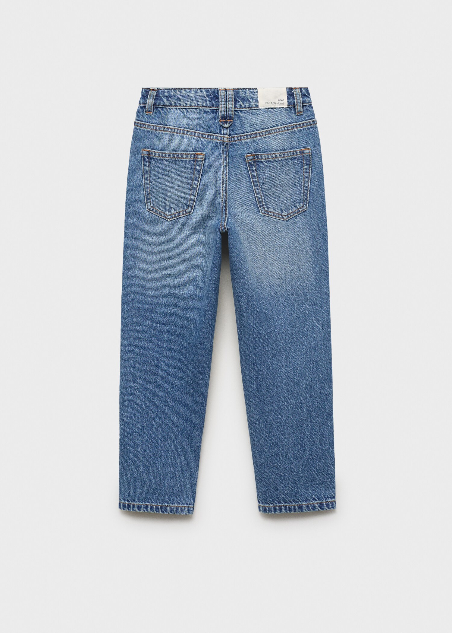 Regular straight jeans - Reverse of the article