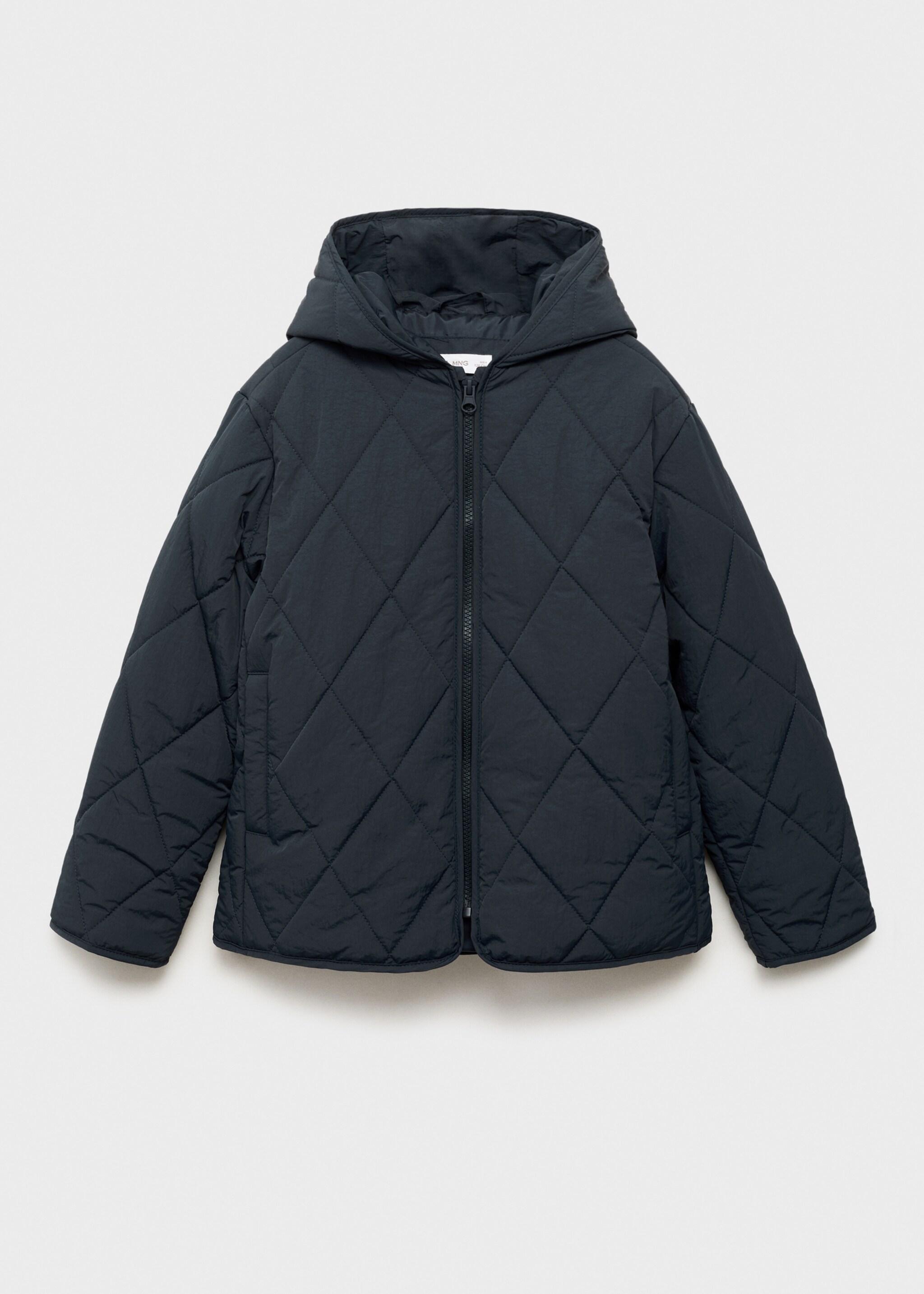 Hood quilted coat - Article without model