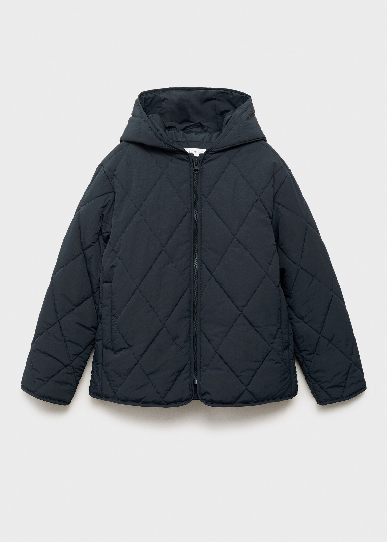 Hood quilted coat - Article without model