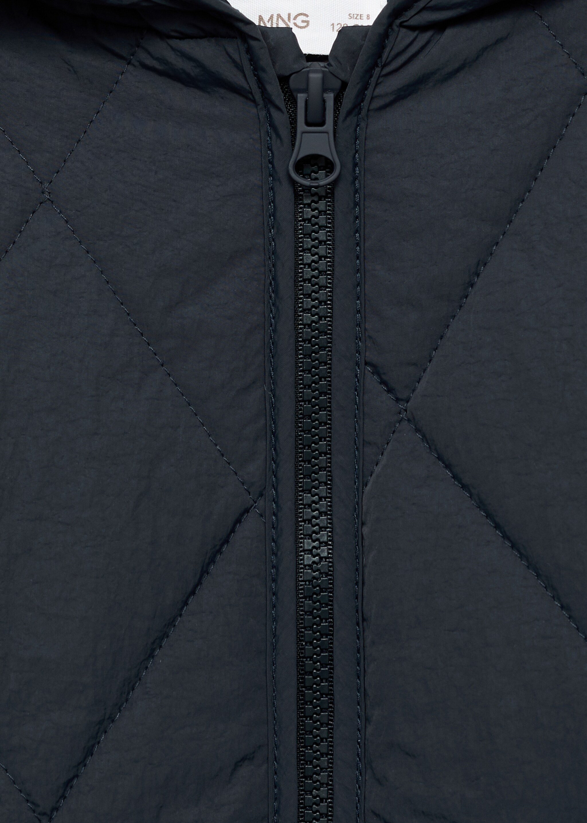 Hood quilted coat - Details of the article 8