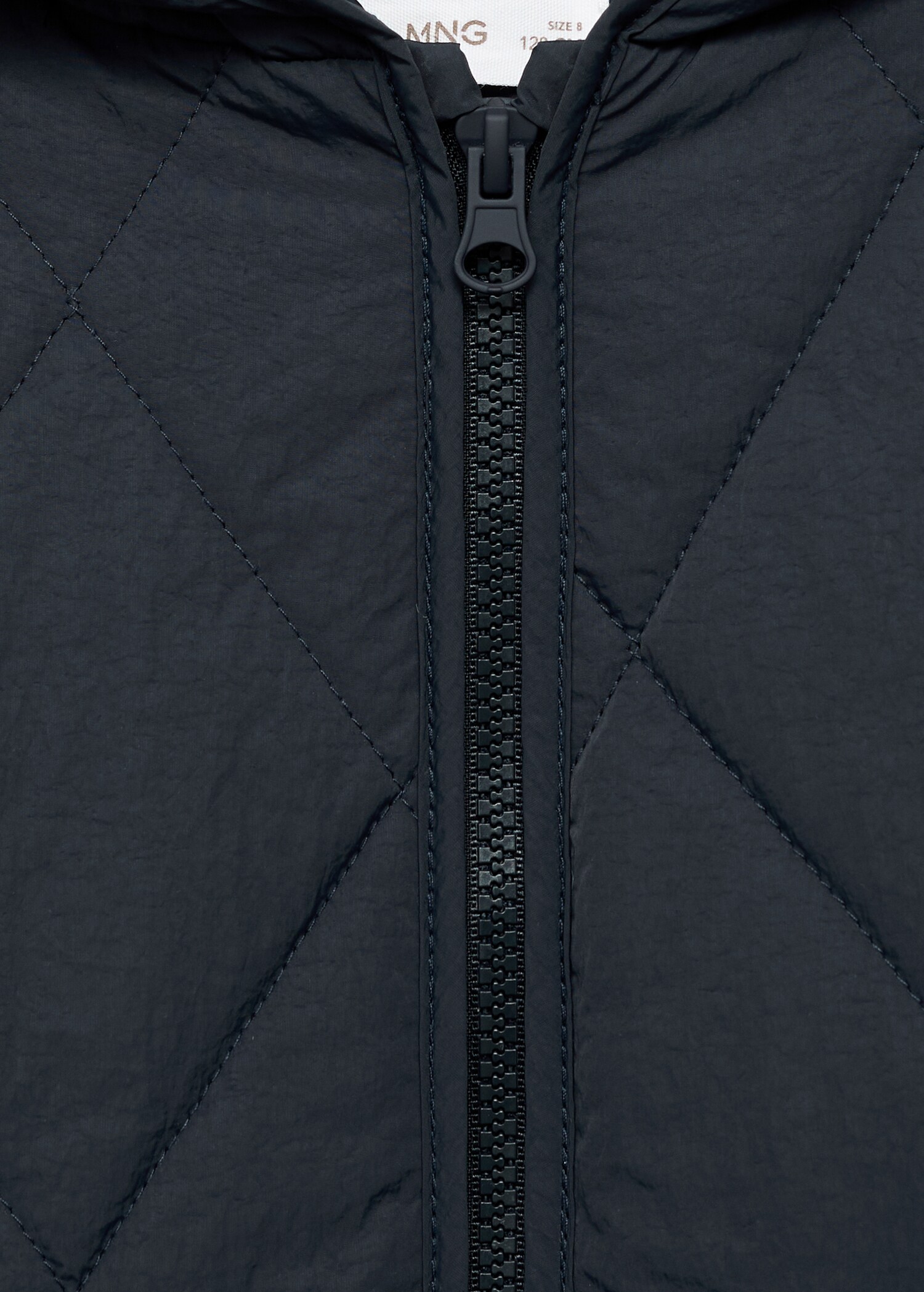 Hood quilted coat - Details of the article 8
