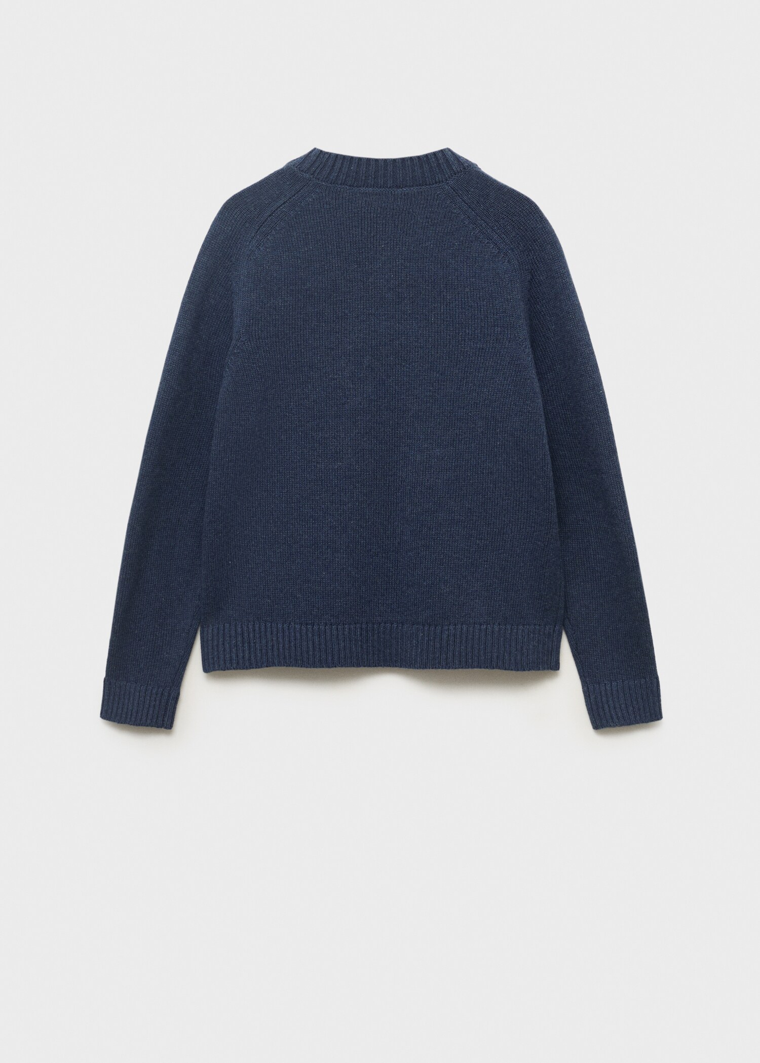 Knitted cotton sweater - Reverse of the article