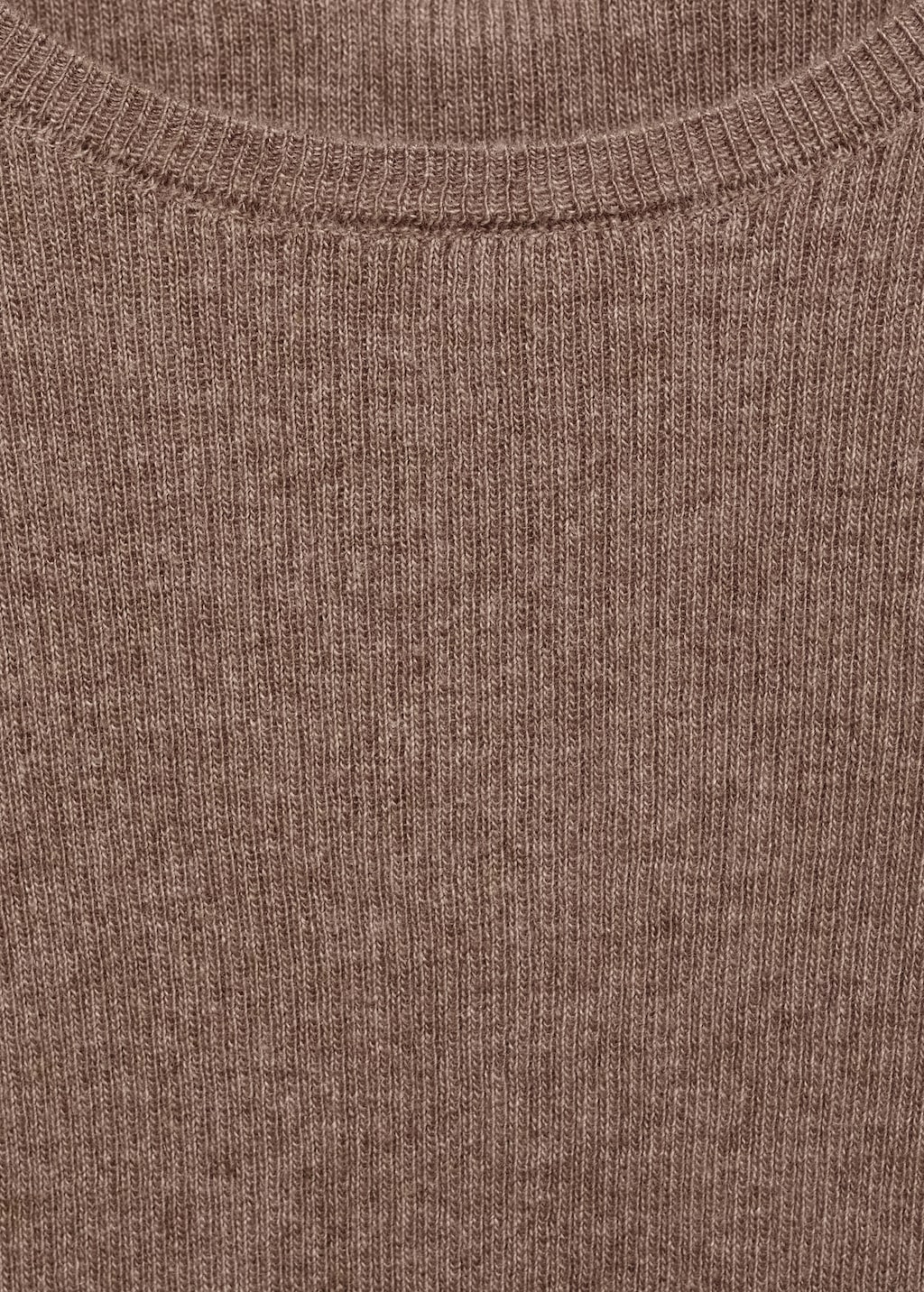 Ribbed  knit t-shirt