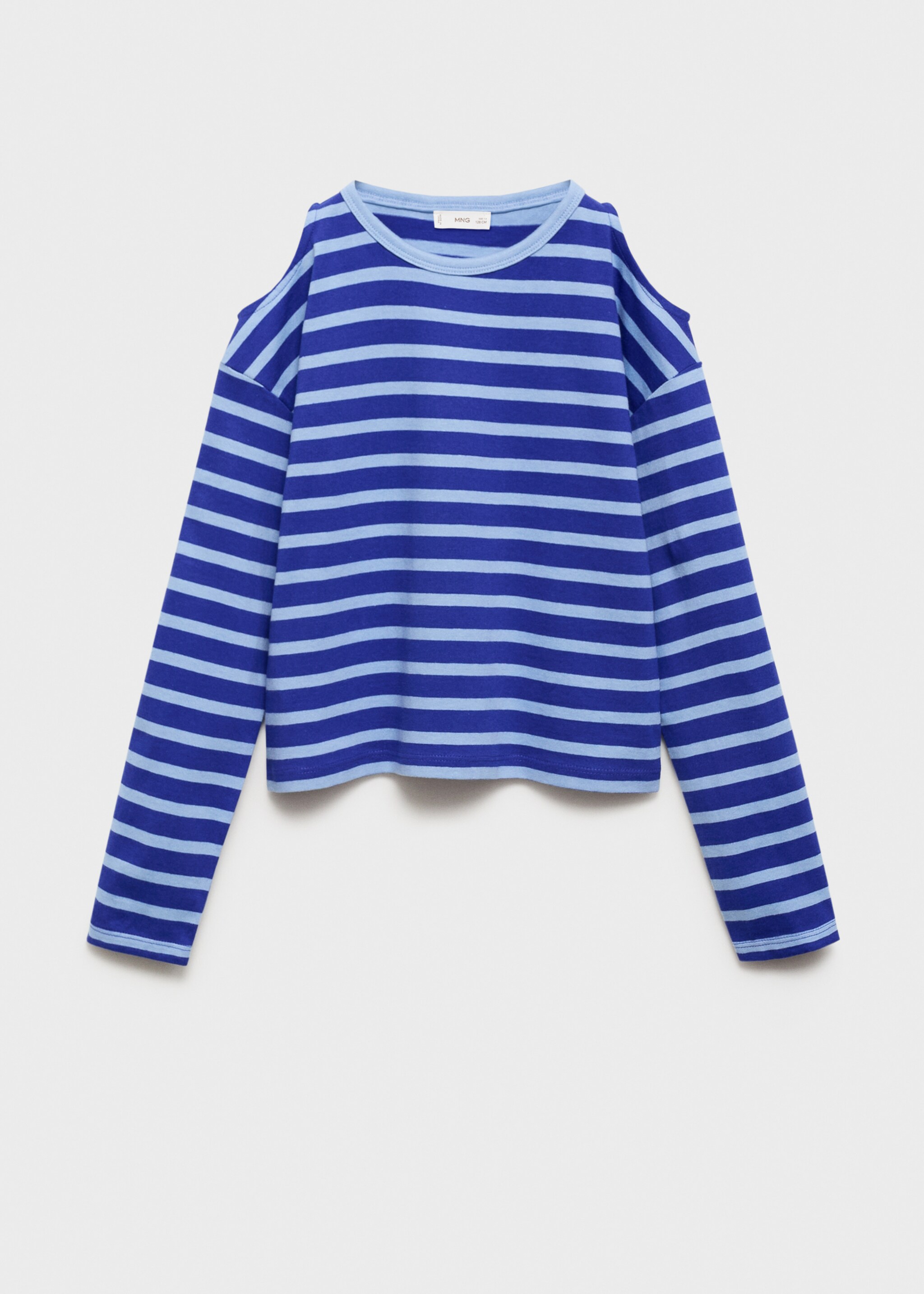 T-shirt cut-out à rayures - Article sans modèle