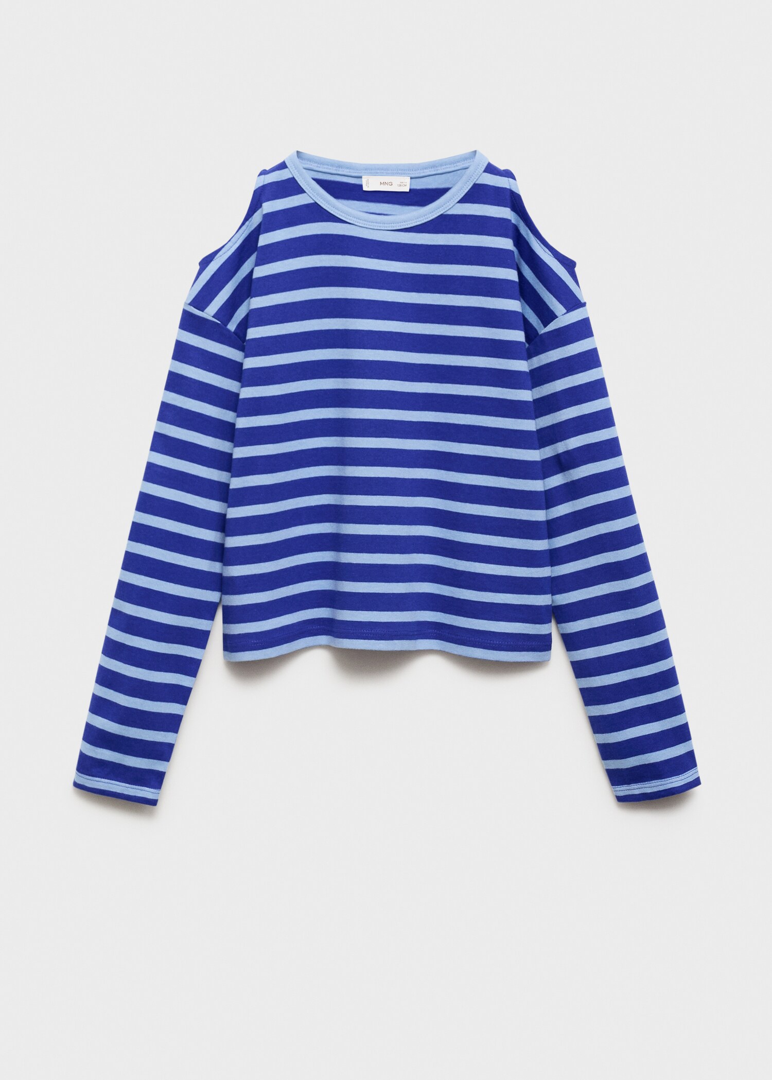 T-shirt cut-out à rayures - Article sans modèle