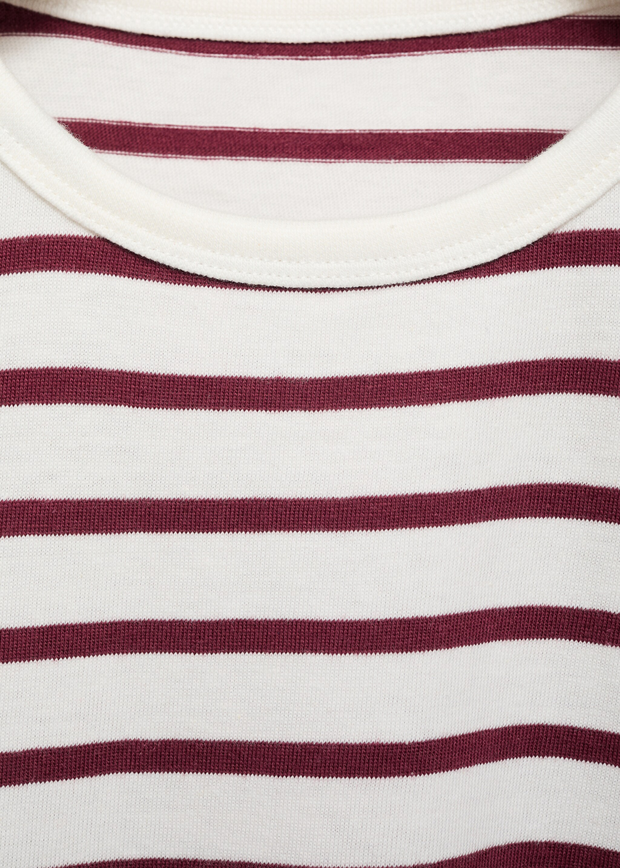 T-shirt cut-out à rayures - Détail de l'article 8