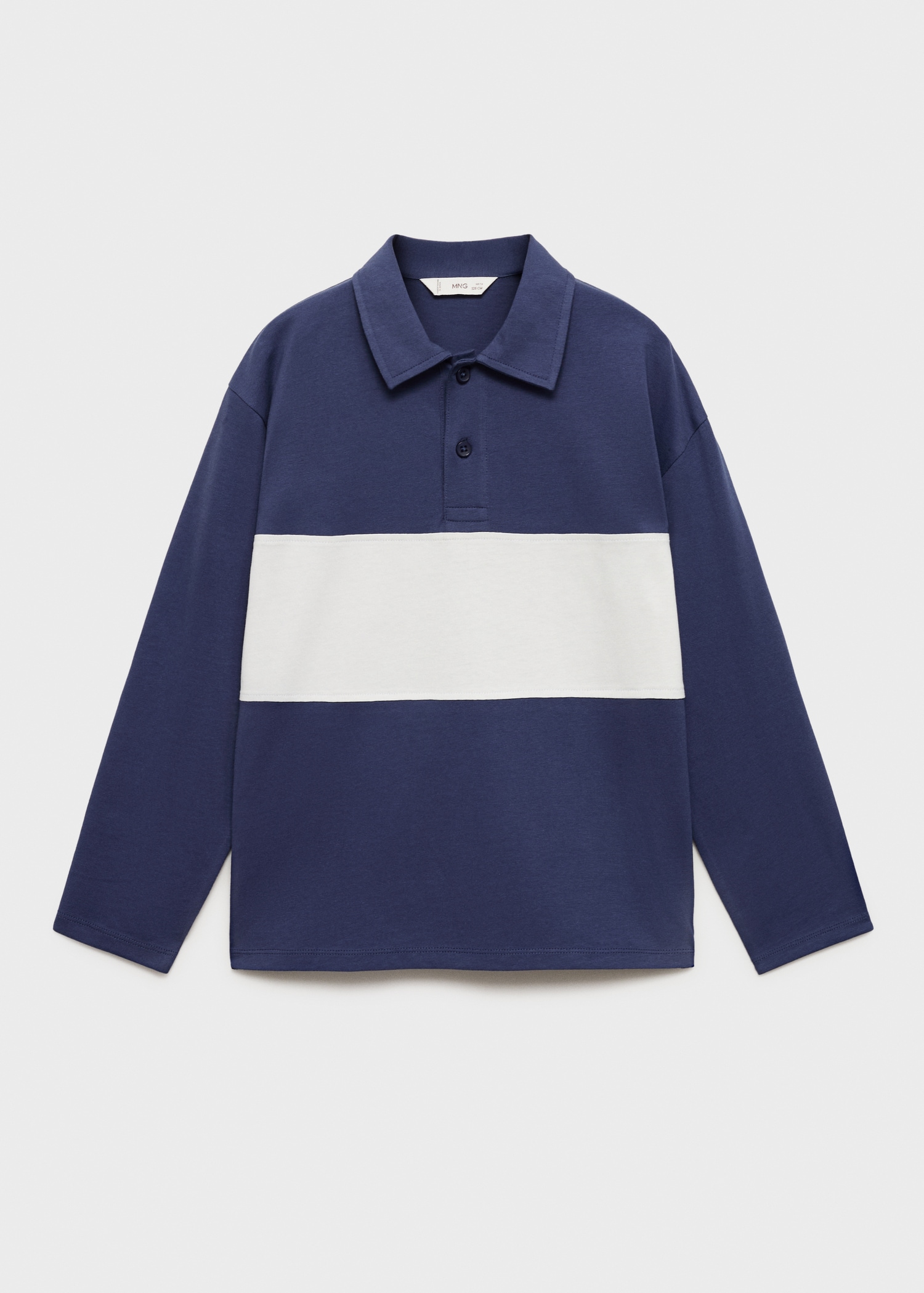 Printed polo-neck sweatshirt - Article without model