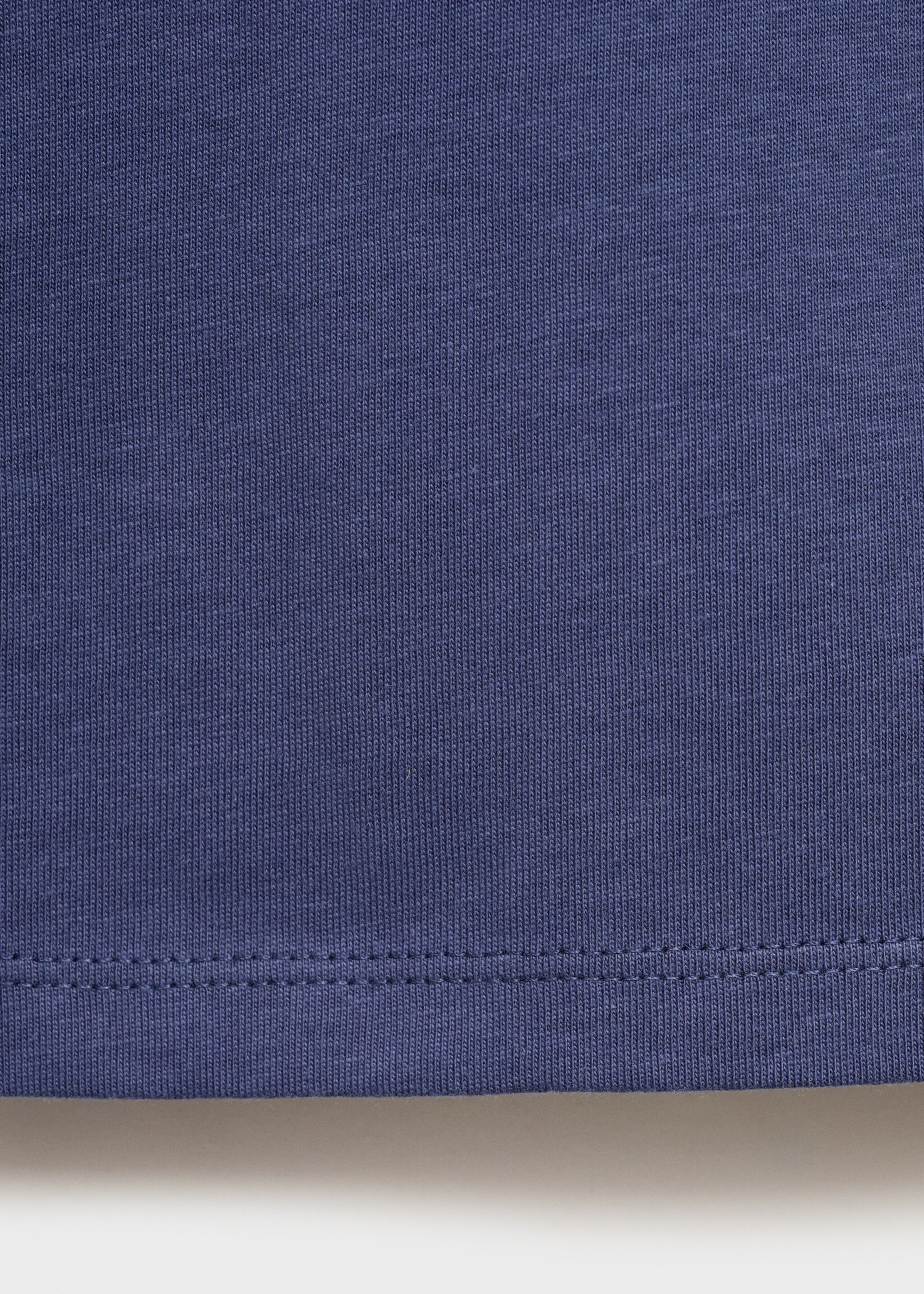 Sudadera estampada cuello polo - Detalle del artículo 0, Azul marino. Ref: 17093285-00.