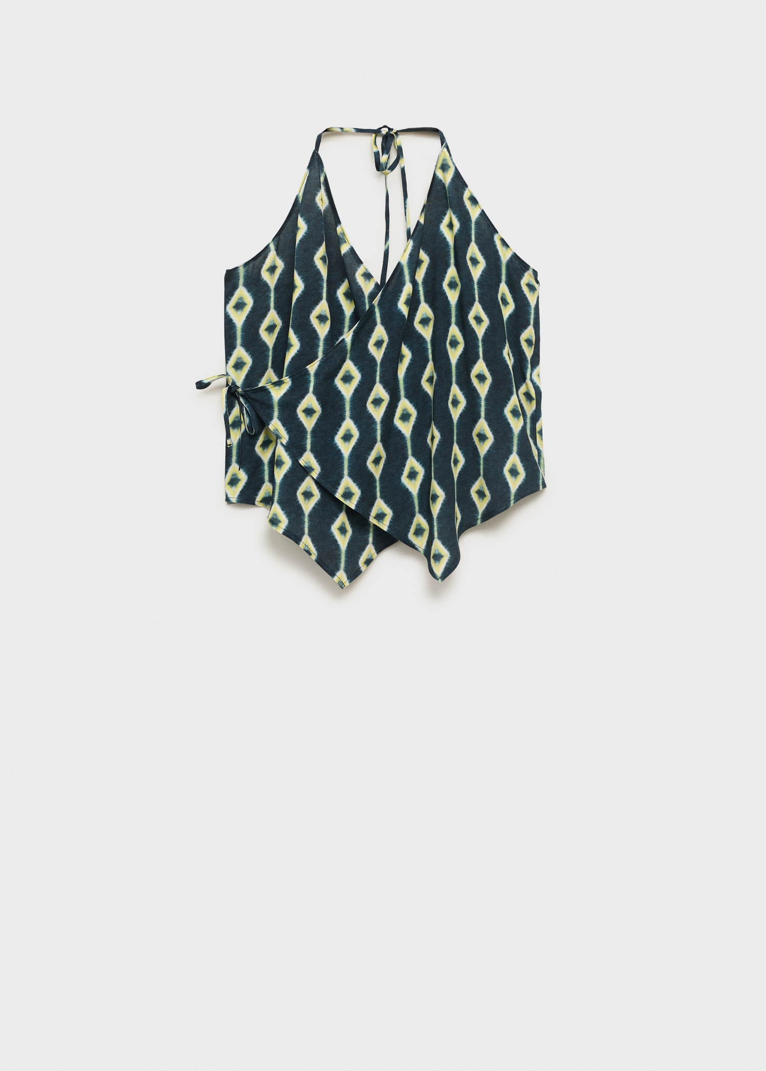 Halter-neck crossover top - Article without model