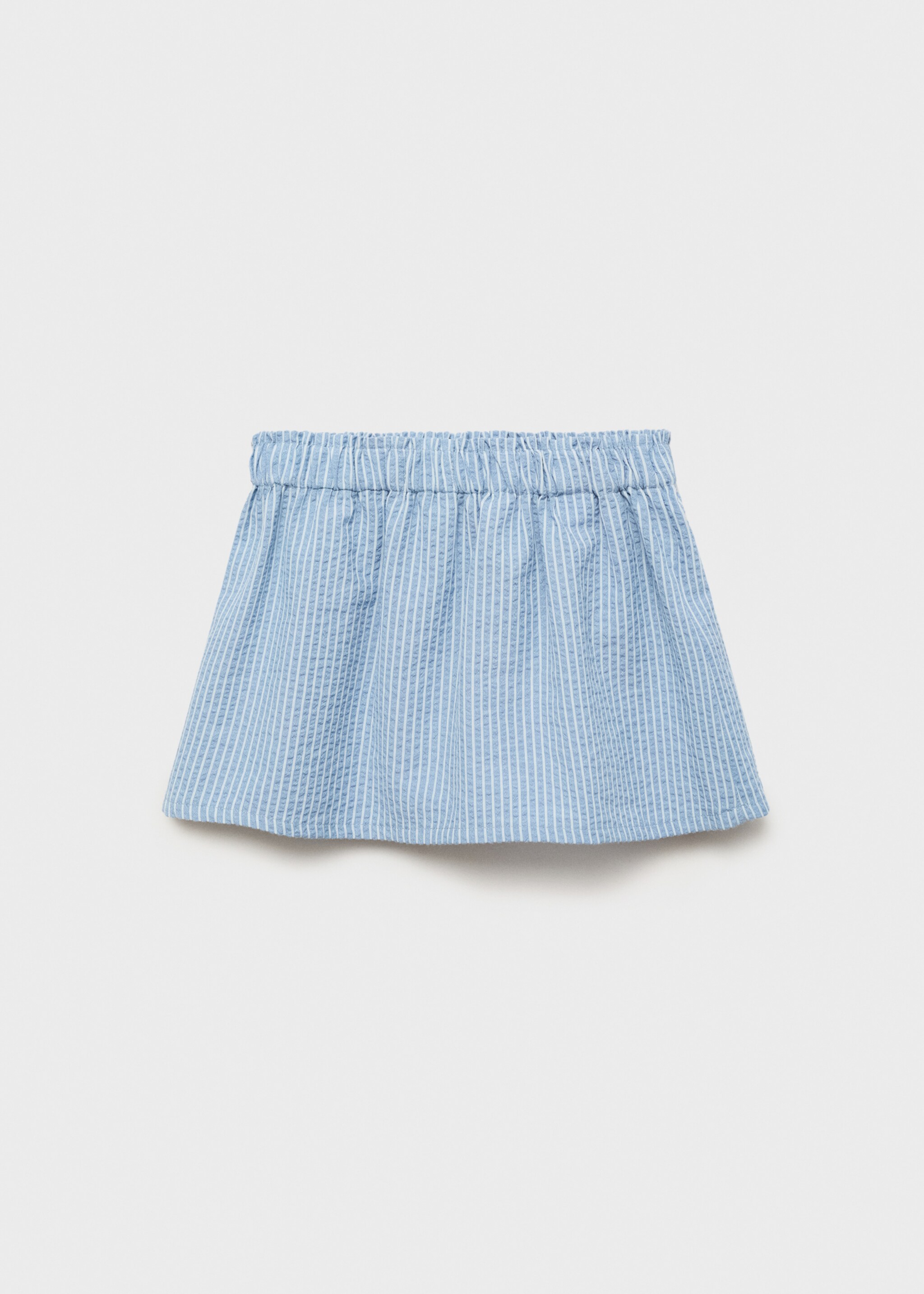 Striped cotton skirt - Reverse of the article