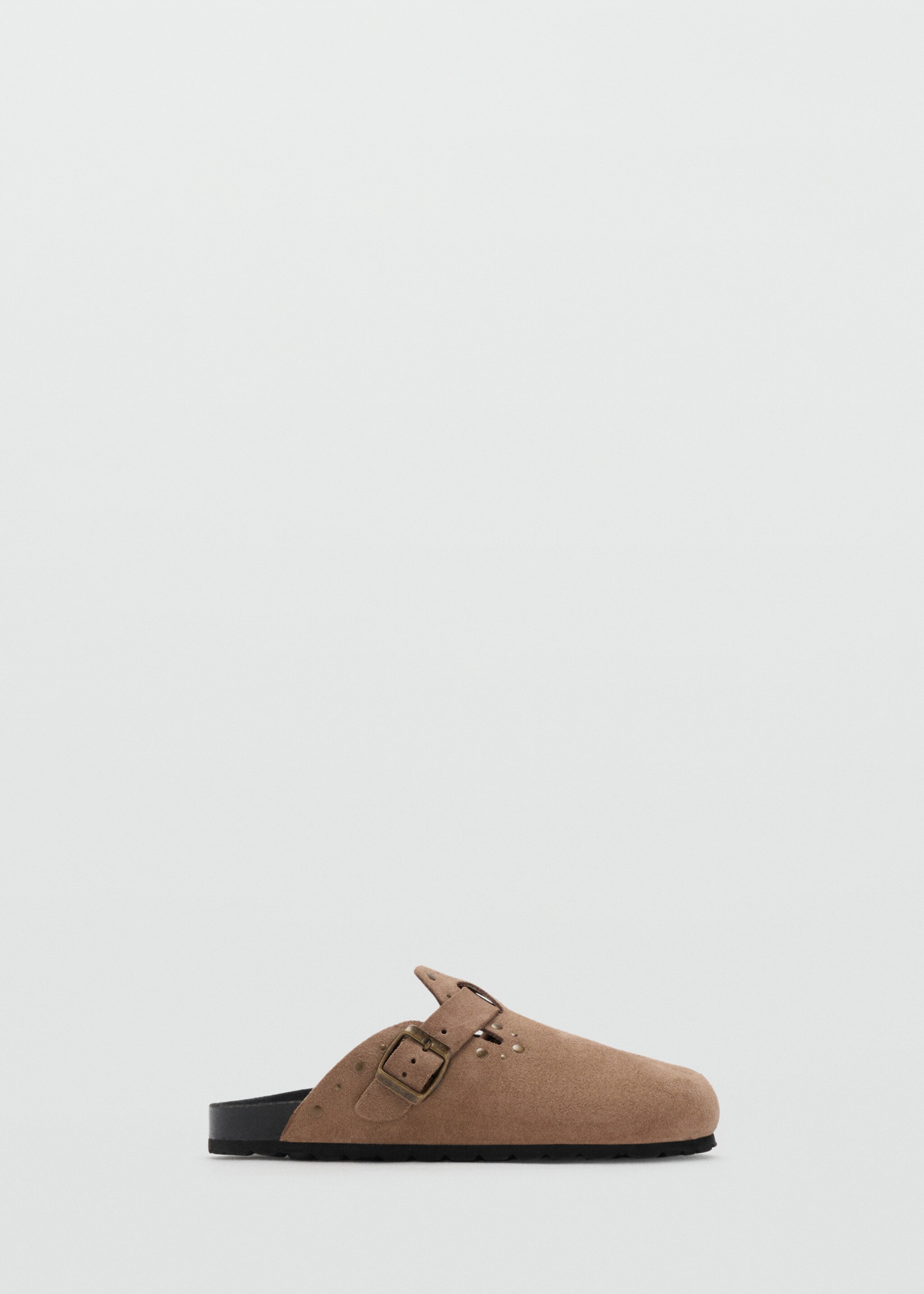 Suede leather clogs - Article without model