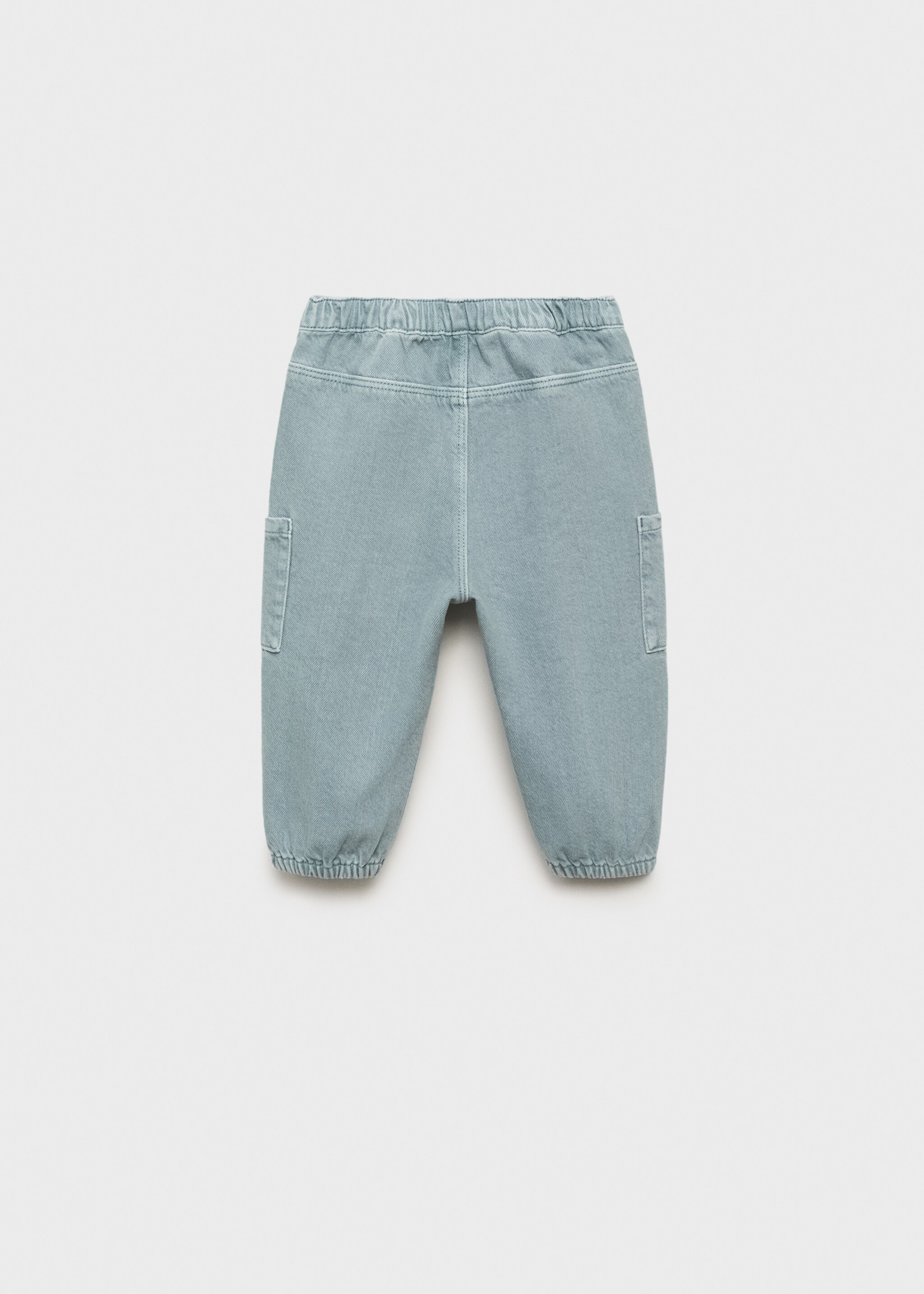 Cotton cargo pants - Reverse of the article