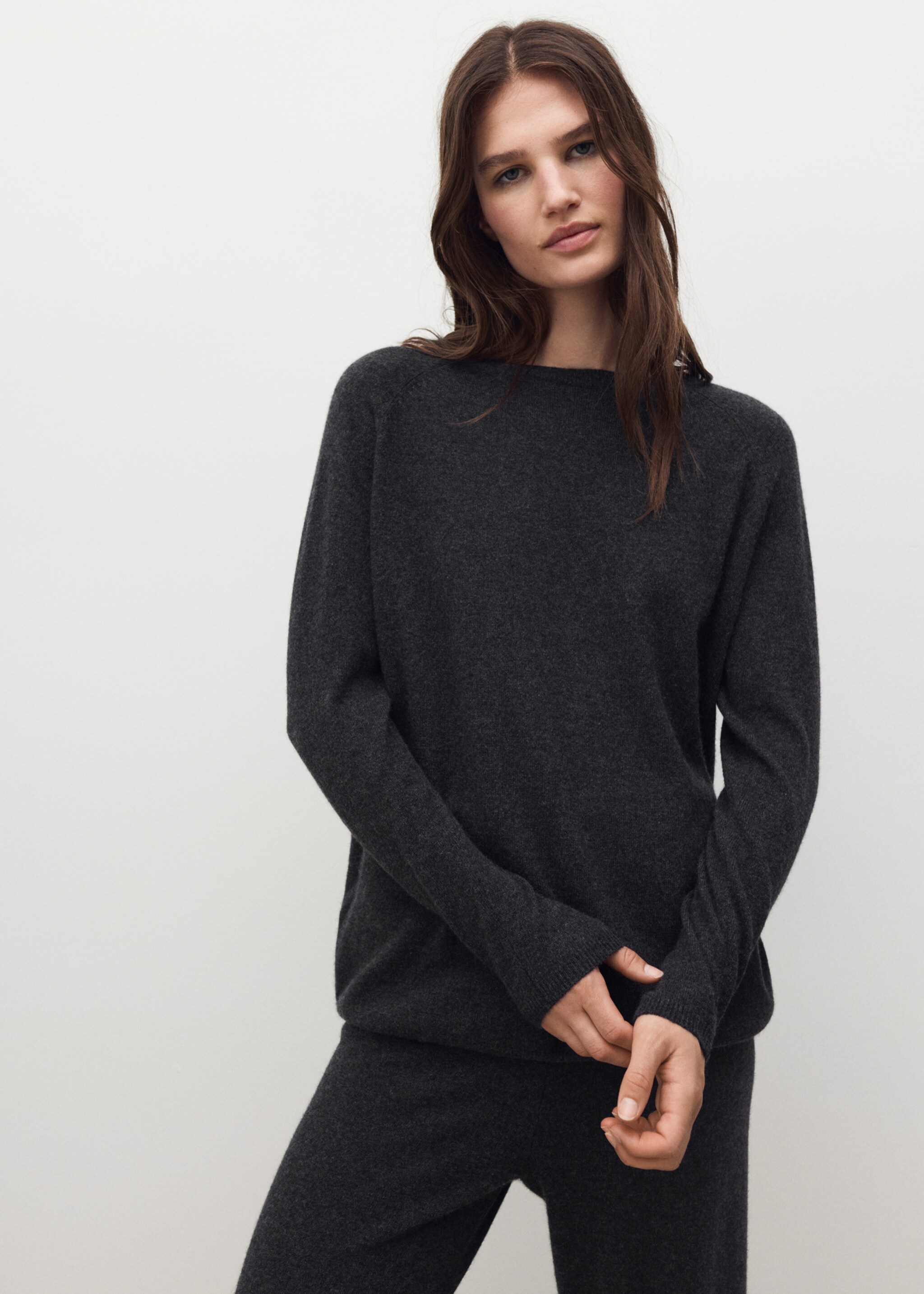 Pull-over cachemire - Plan moyen