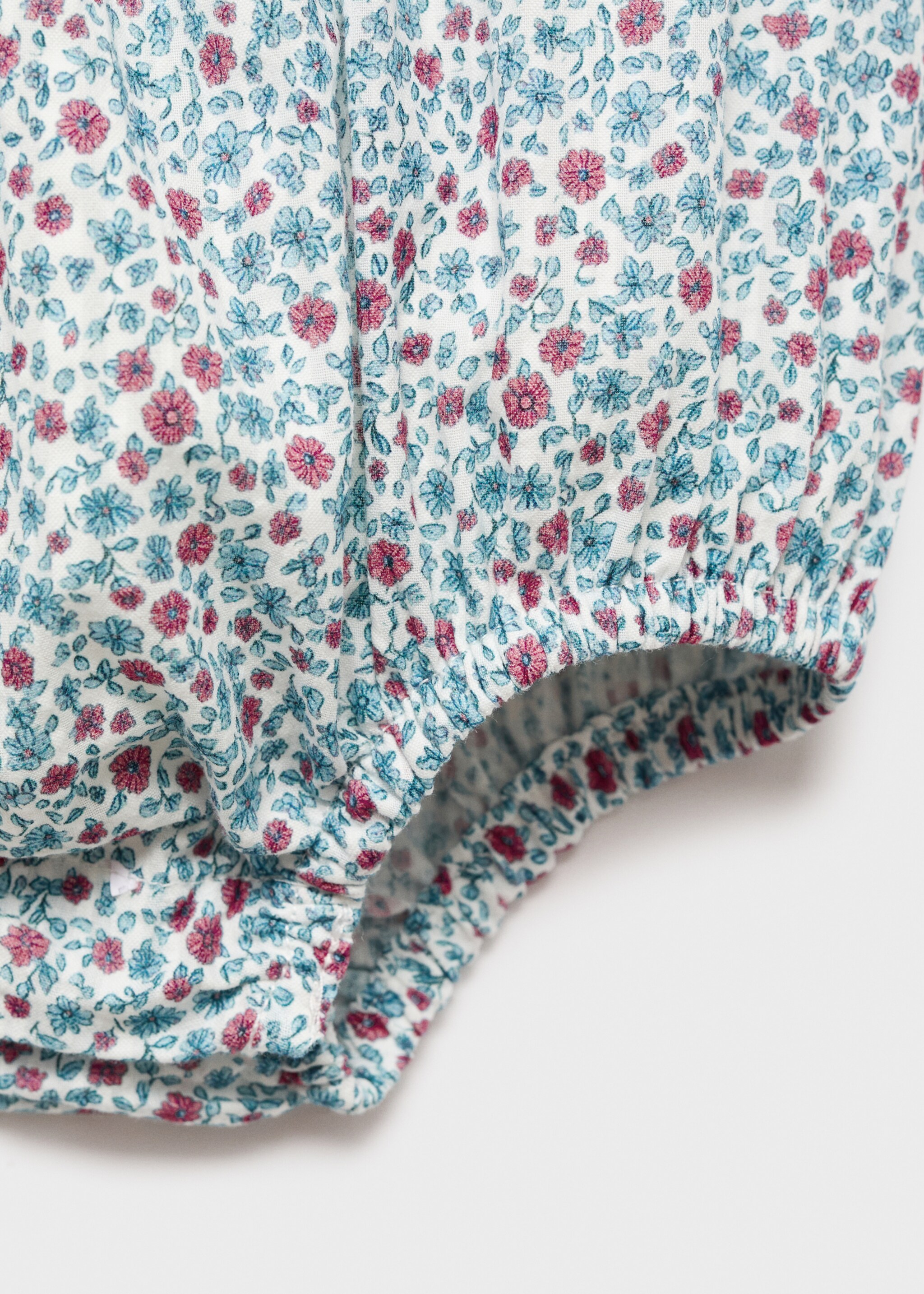 Flower print romper suit - Деталь изделия 8