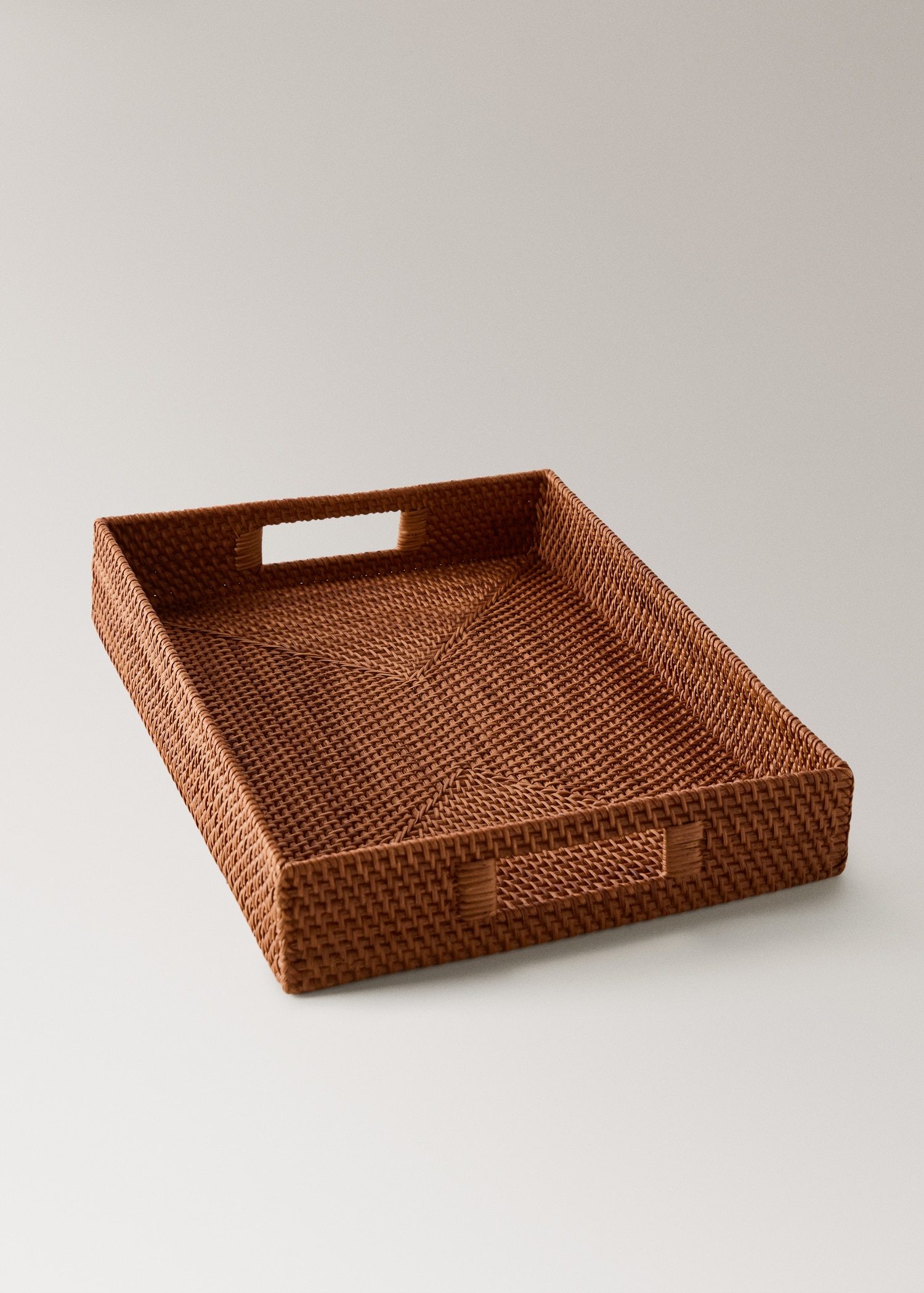 Decorative tray rattan handles - Details of the article 1