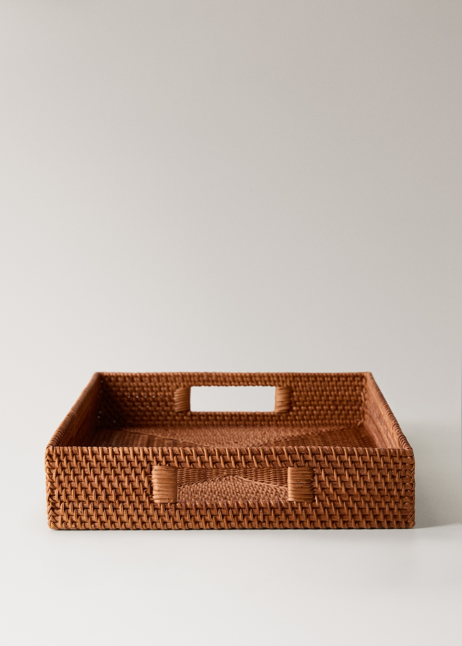 Decorative tray rattan handles - Details of the article 3