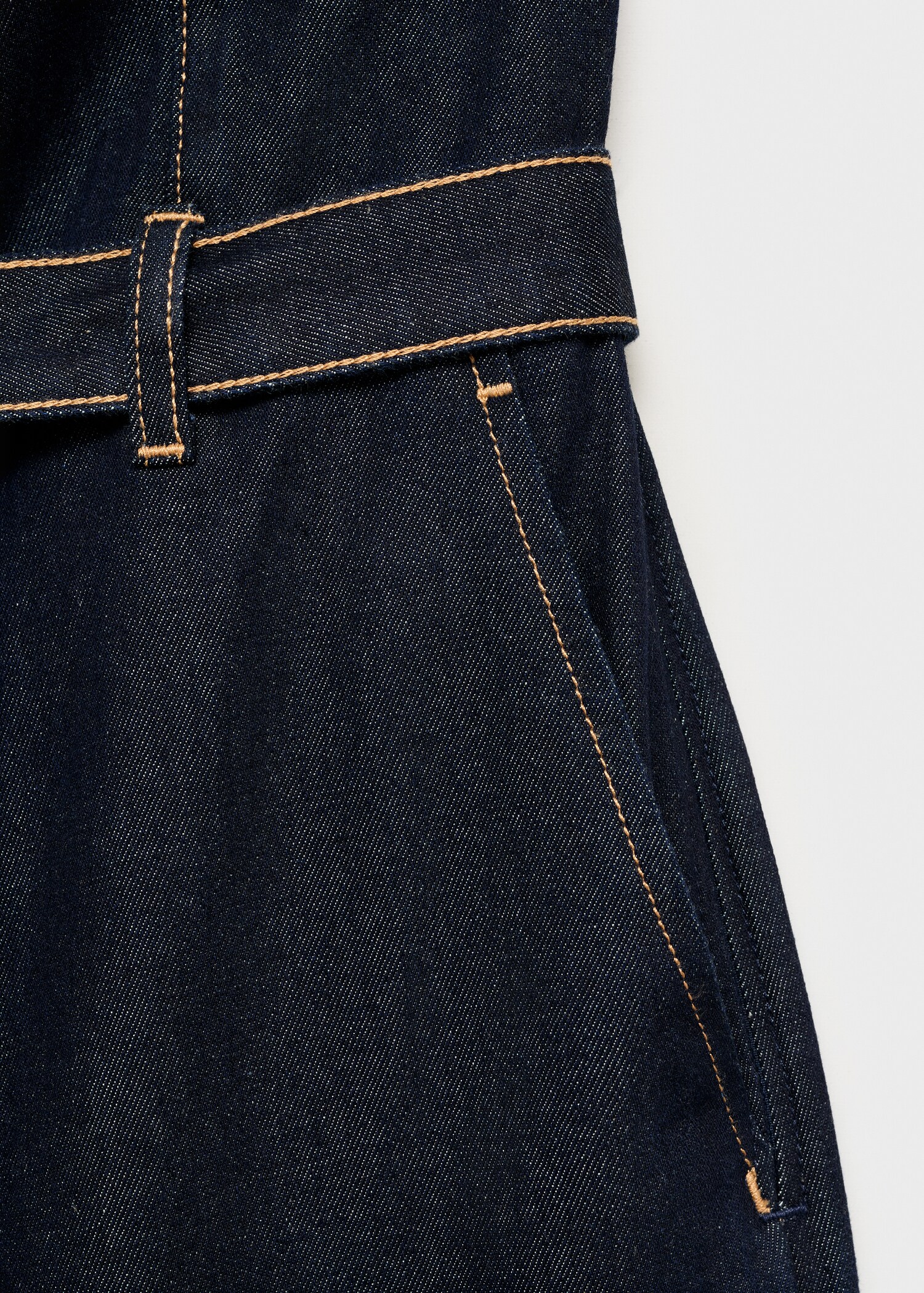 Mono denim palabra de honor - Detalle del artículo 0