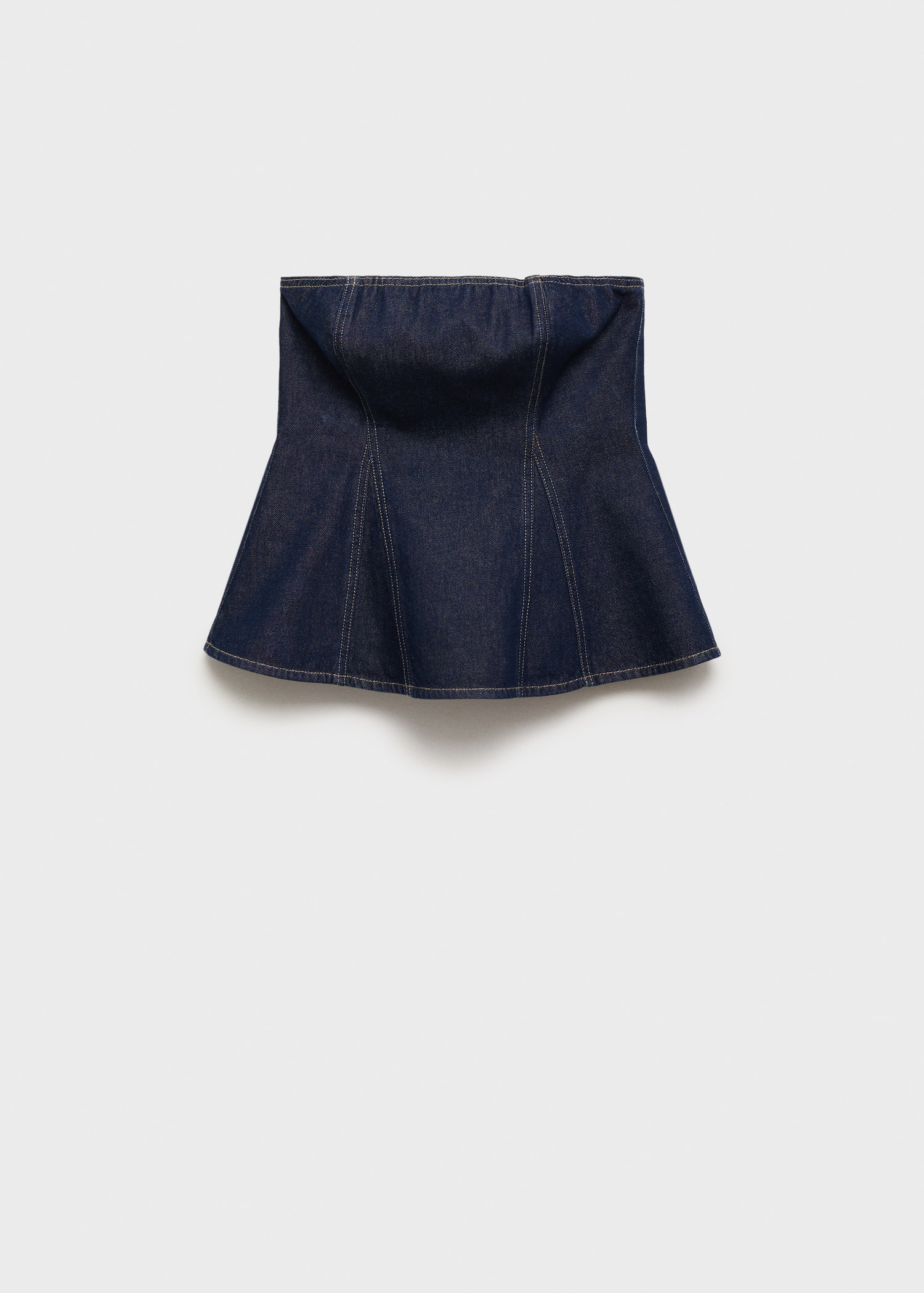 Denim peplum top - Article without model