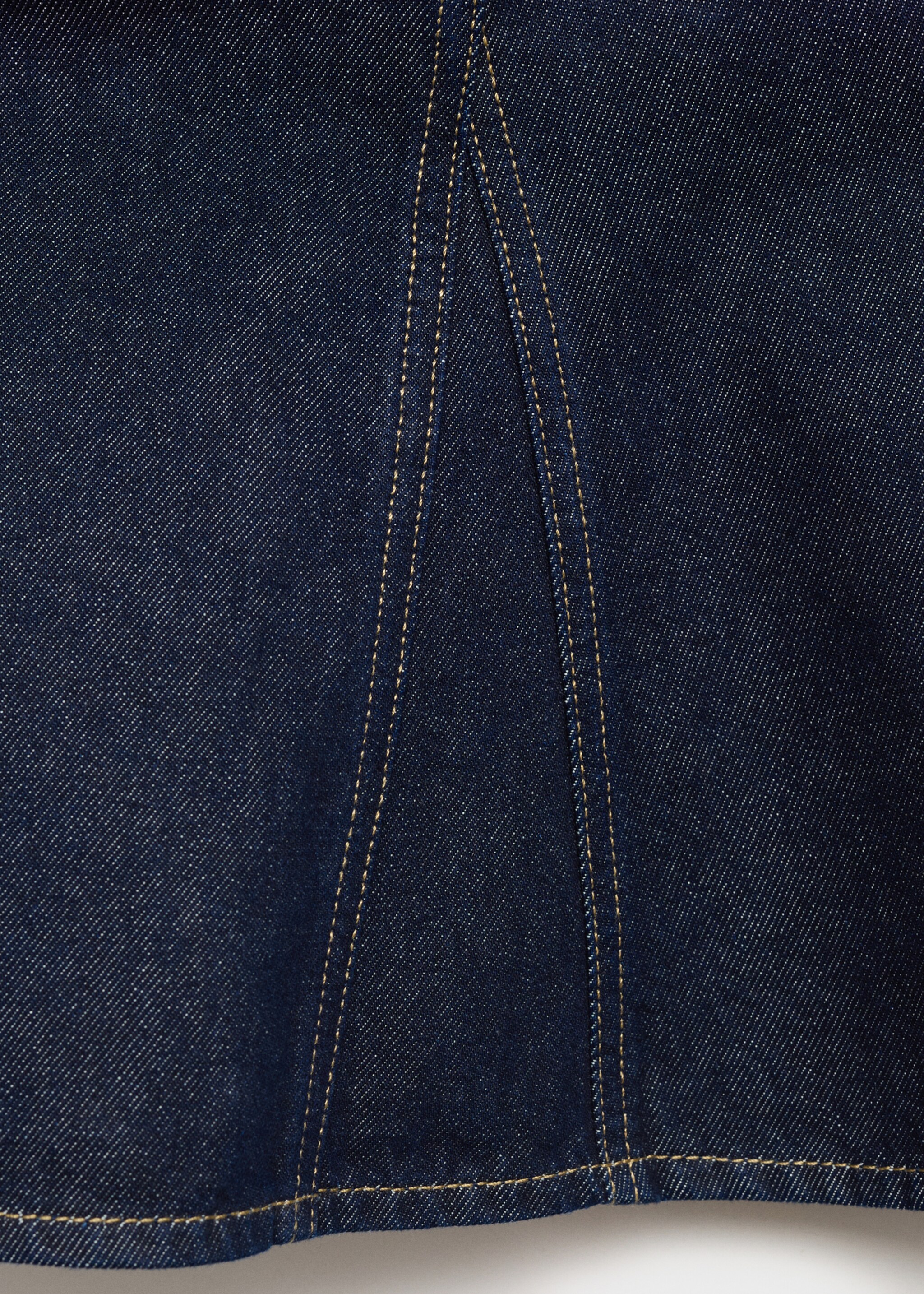 Denim peplum top - Details of the article 8