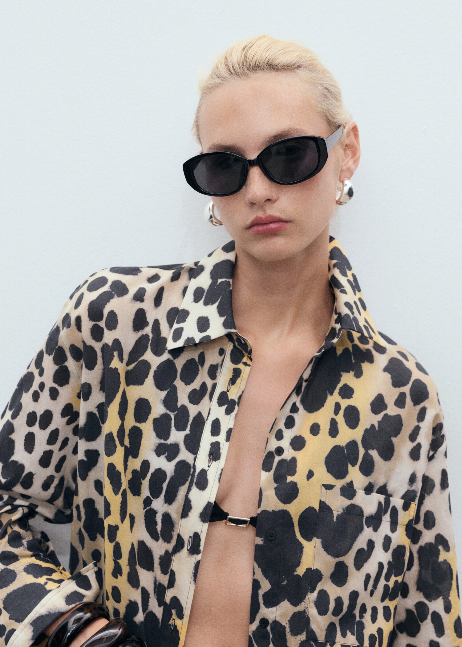 Camisa algodón animal print - Detalle del artículo 1