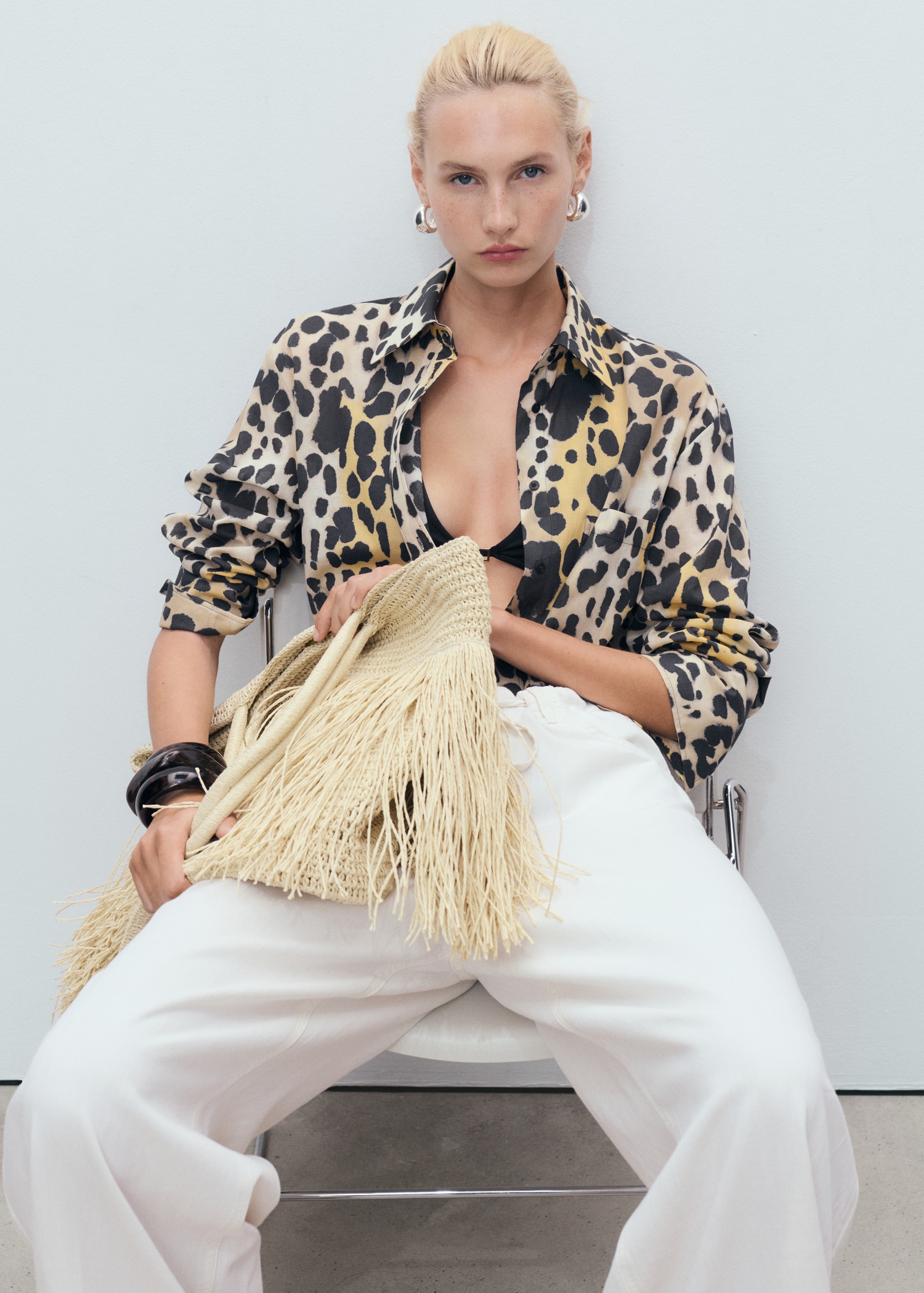 Camisa algodón animal print - Detalle del artículo 2