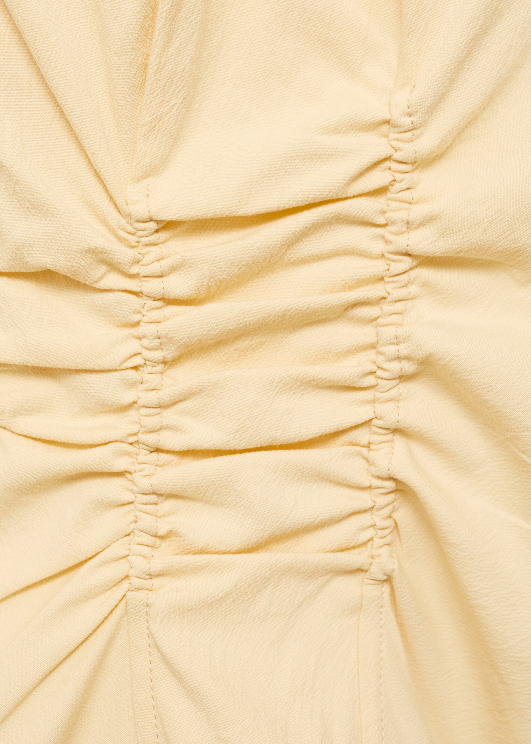 Gathered cotton blouse - Details of the article 0