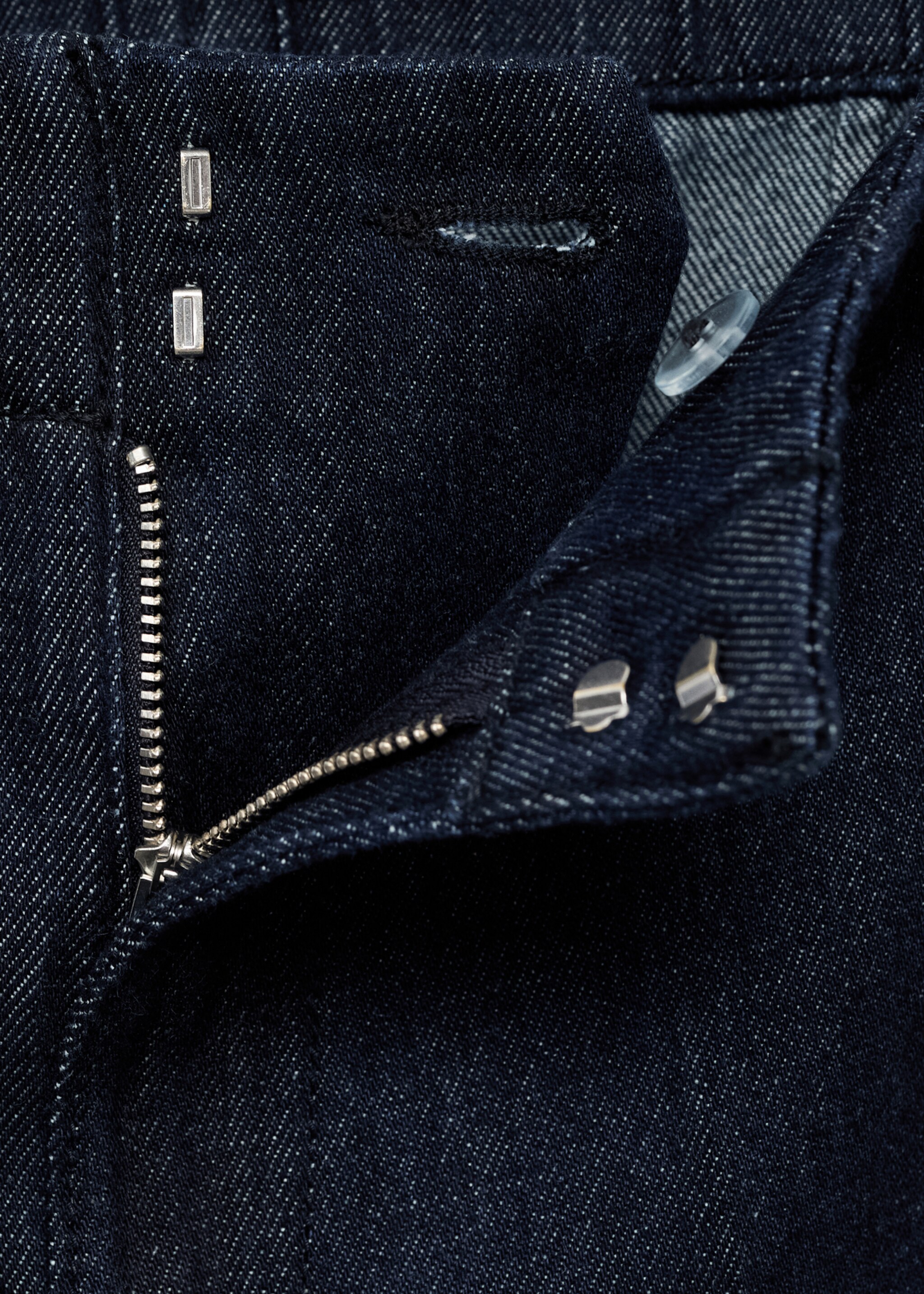 Pantalón denim wideleg tiro alto - Detalle del artículo 0, Azul. Ref: 17093327-00.