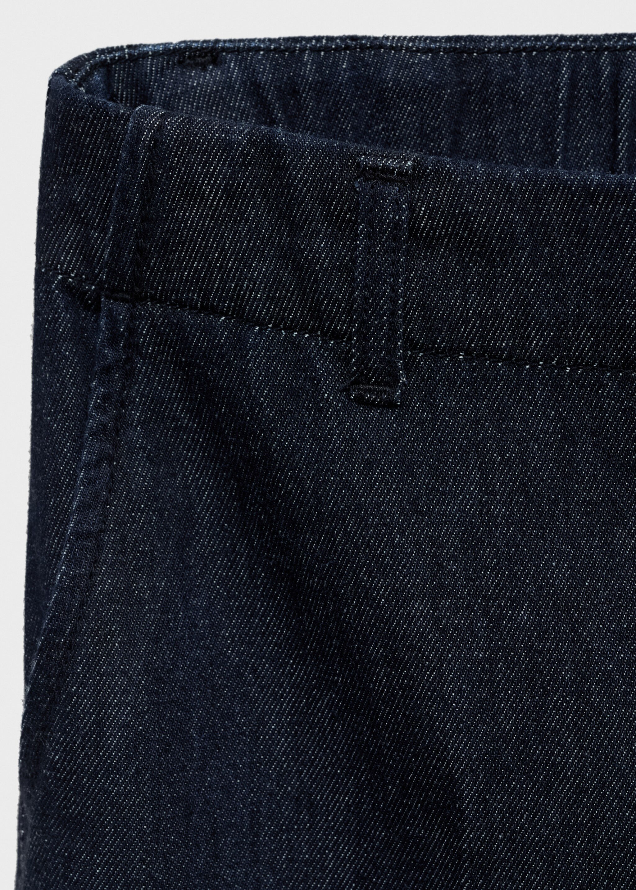 Pantalón denim wideleg tiro alto - Detalle del artículo 8, Azul. Ref: 17093327-00.