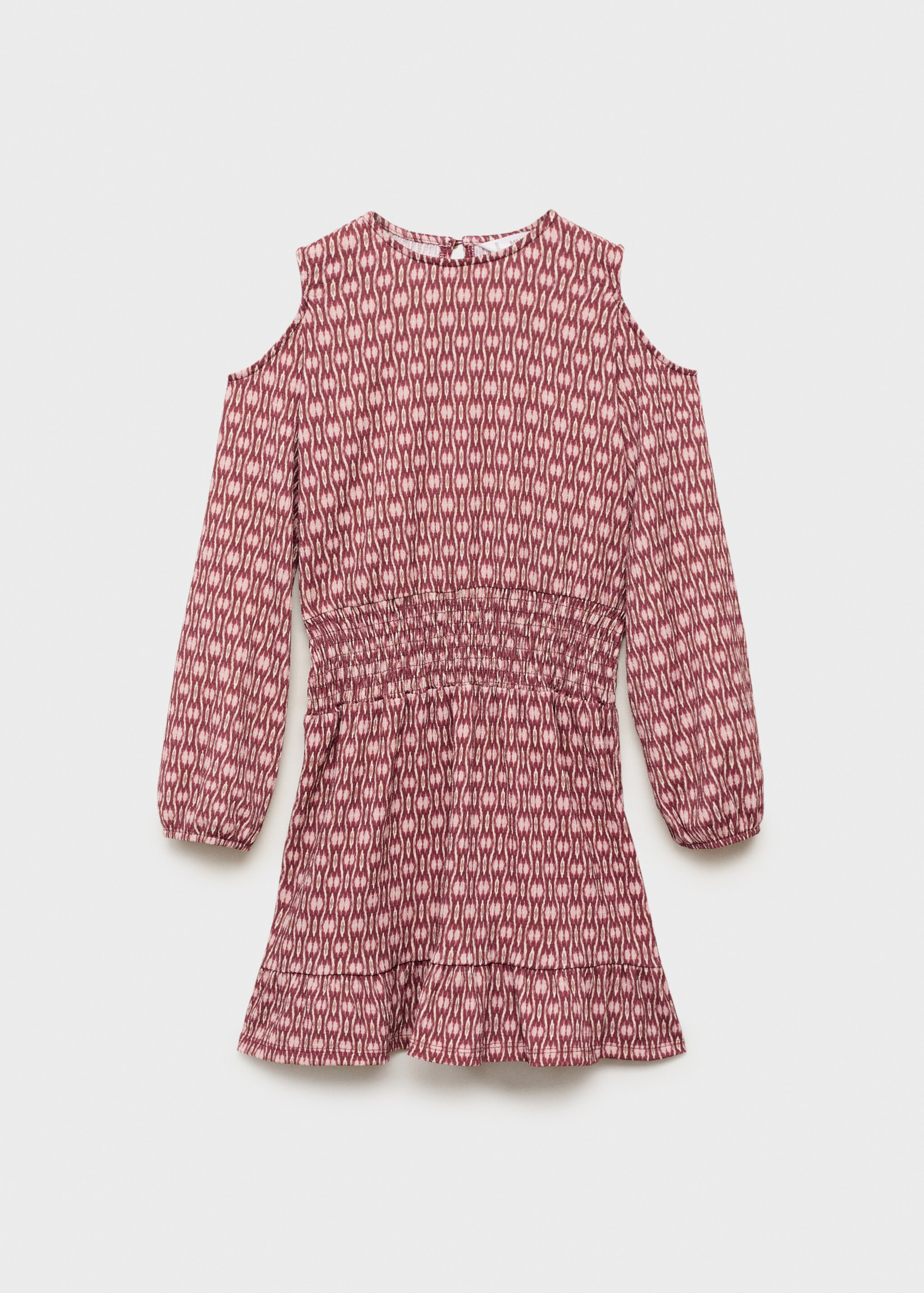 Robe froncée imprimée - Article sans modèle