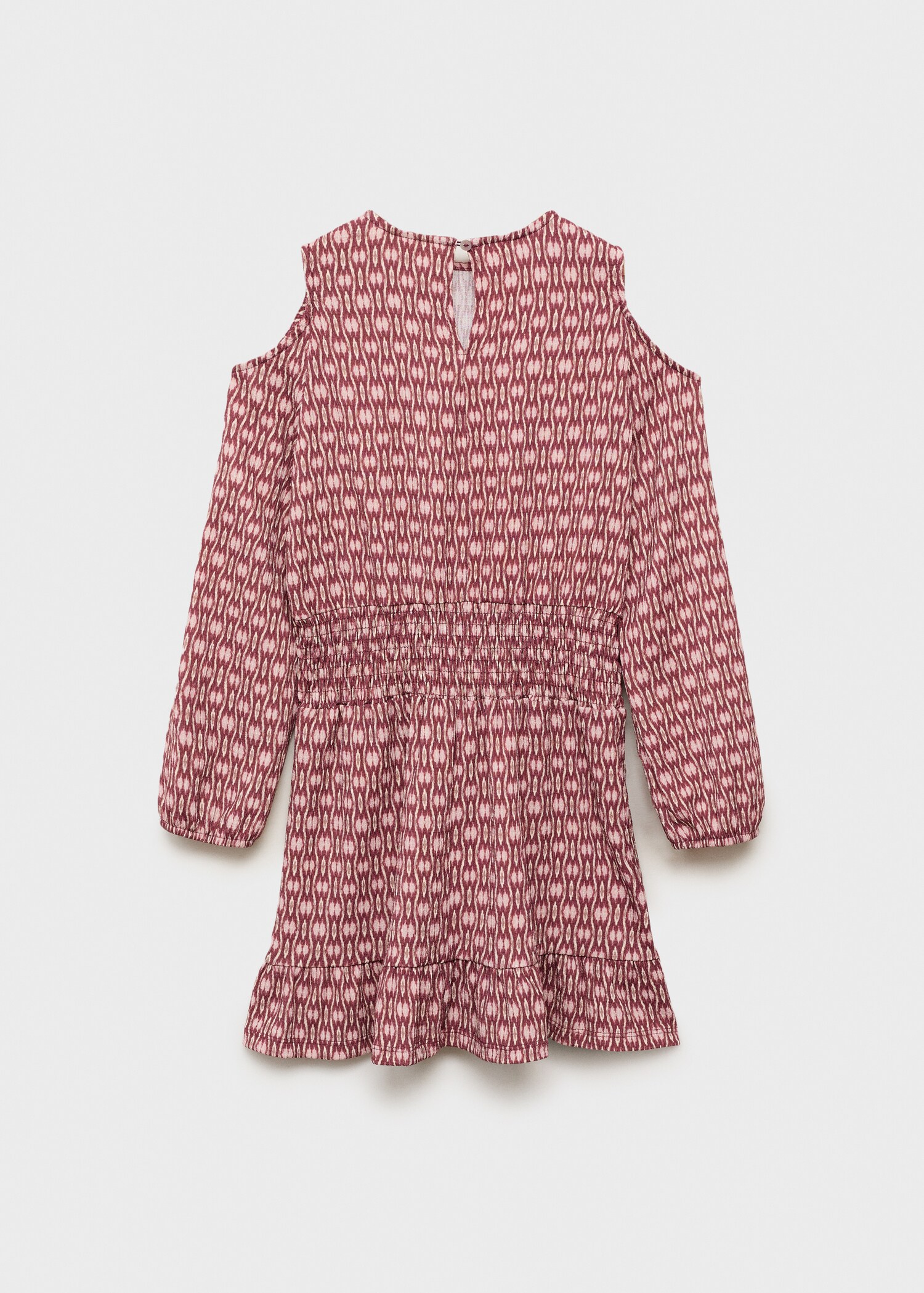Robe froncée imprimée - Verso de l’article