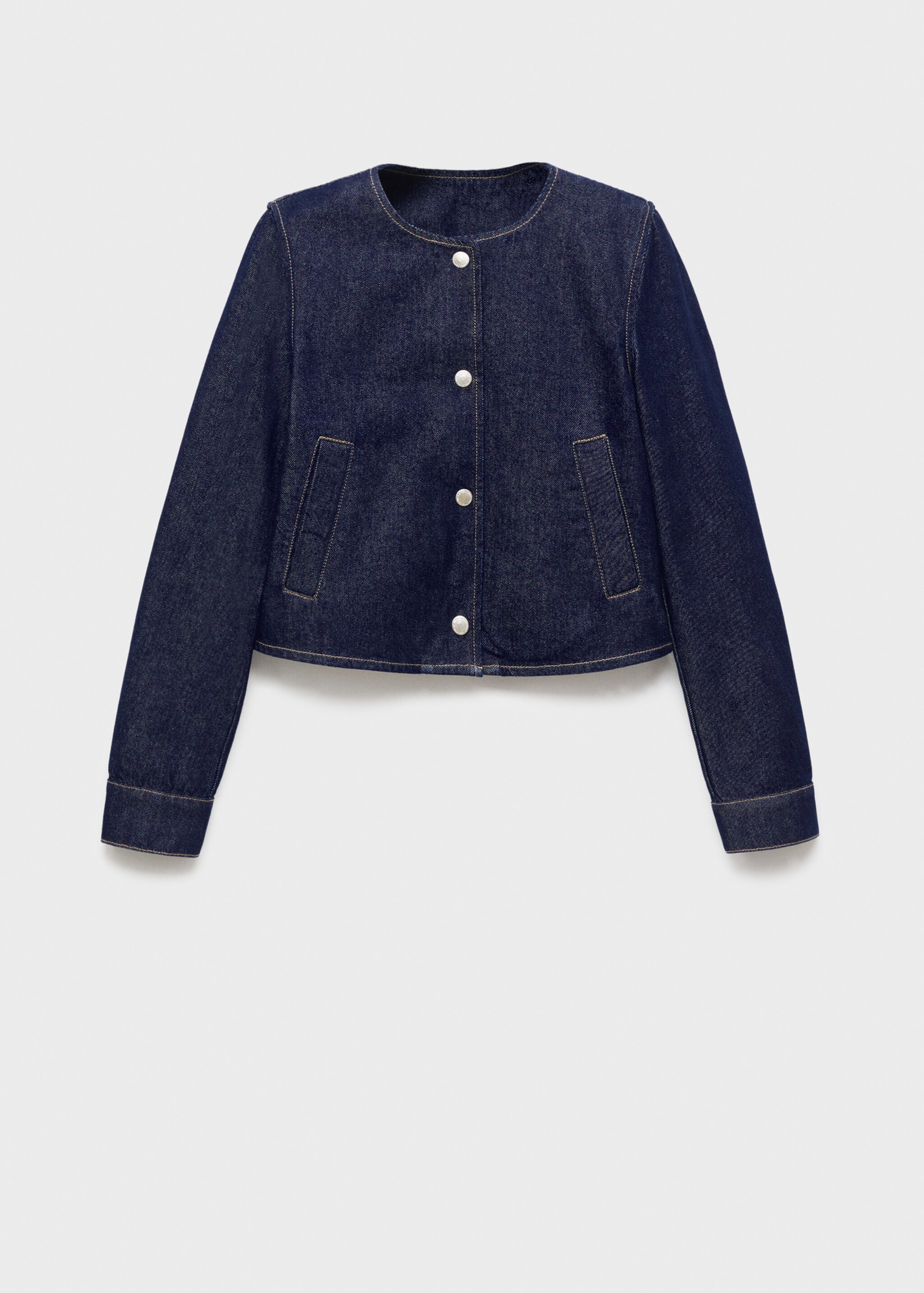 Denim jacket with pockets - Article without model