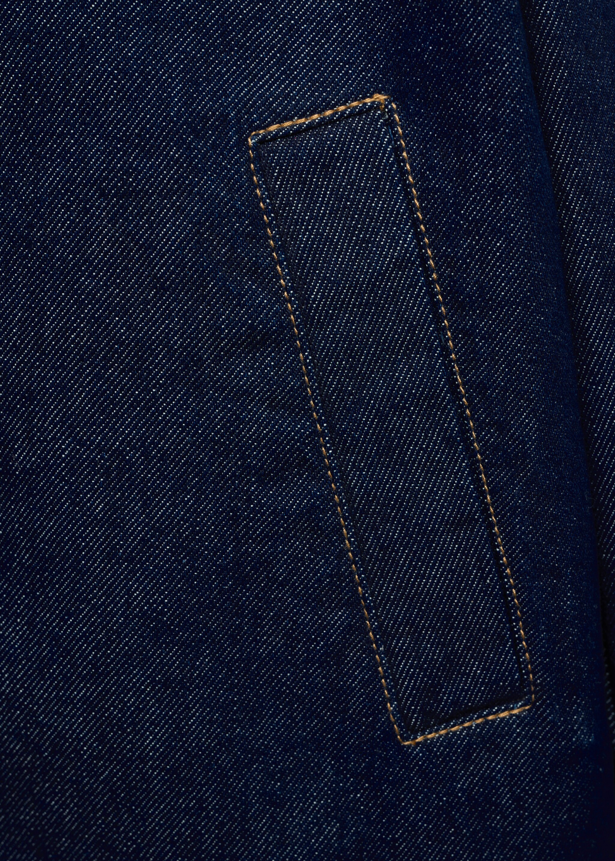 Denim jacket with pockets - Details of the article 0